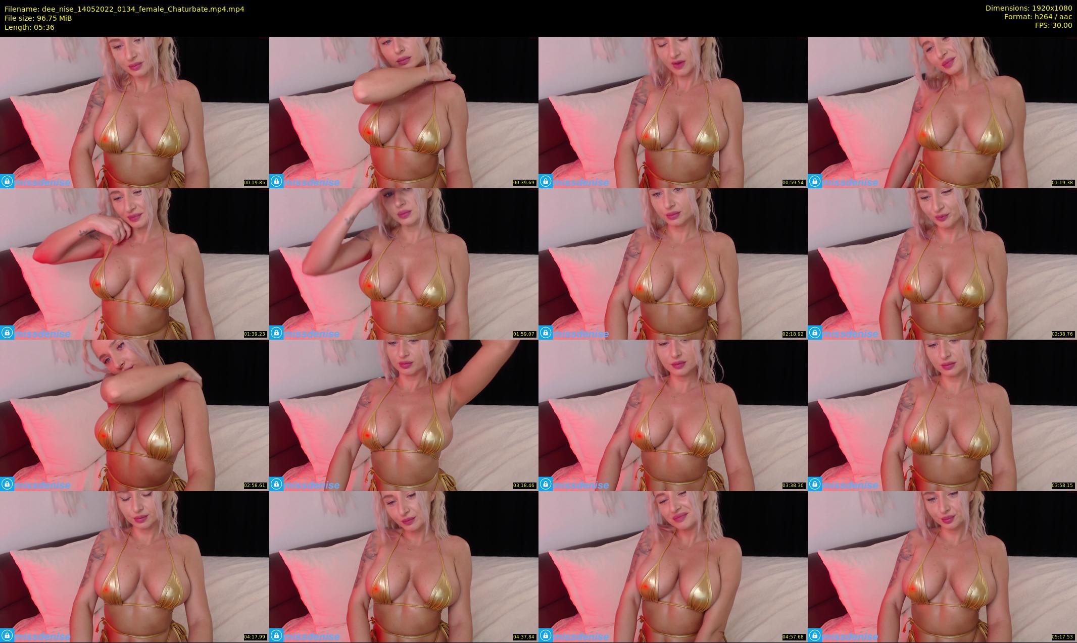 dee_nise — 6 minute Chaturbate female cam show recording, 1080p, May 14, 2022