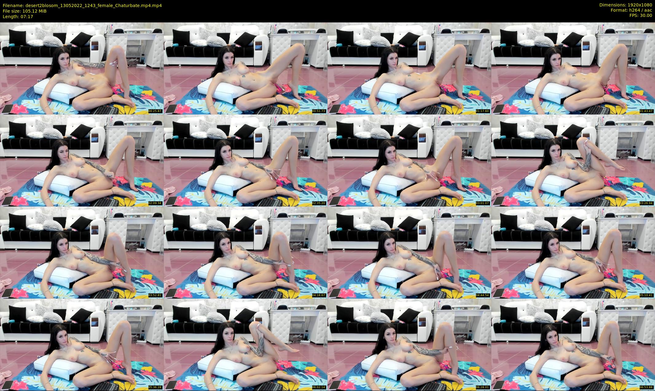 desert2blosom — 8 minute Chaturbate female cam show recording, 1080p, May 13, 2022
