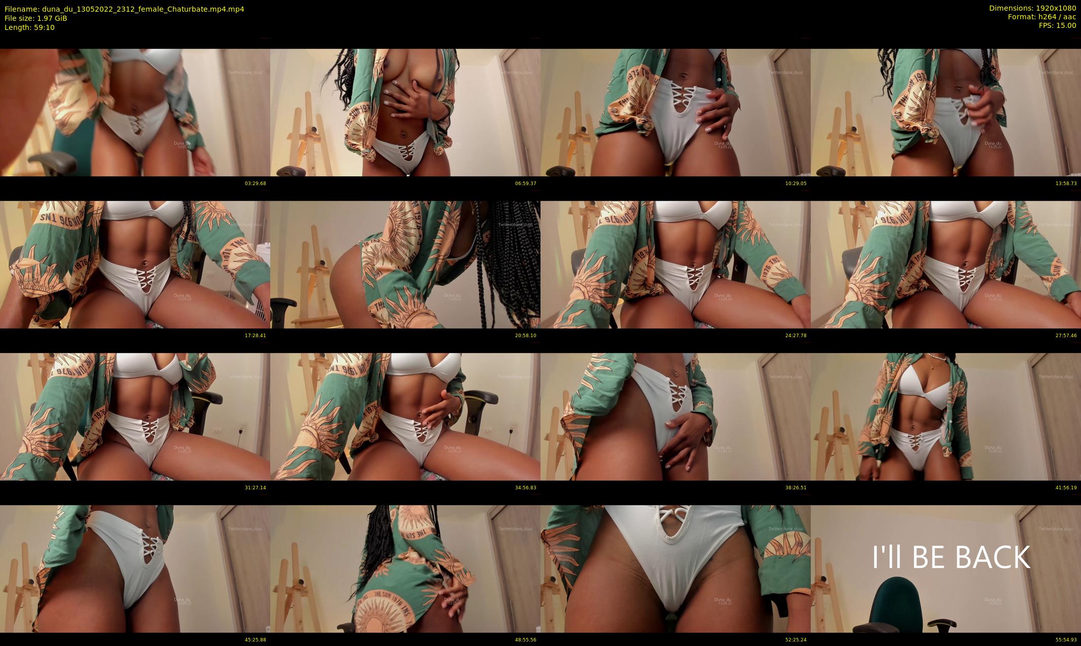 duna_du — 60 minute Chaturbate female cam show recording, 1080p, May 13, 2022