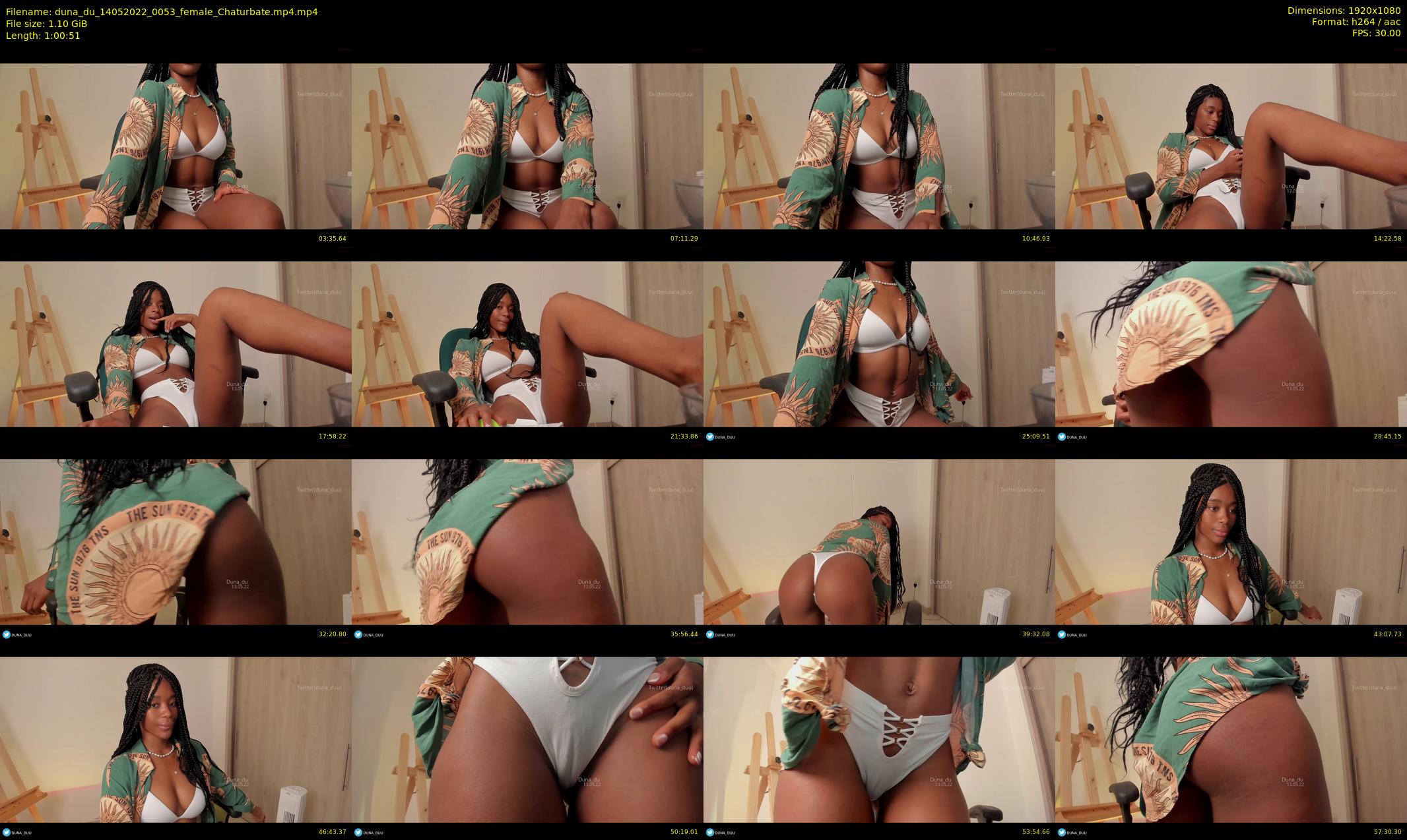 duna_du — 61 minute Chaturbate female cam show recording, 1080p, May 14, 2022