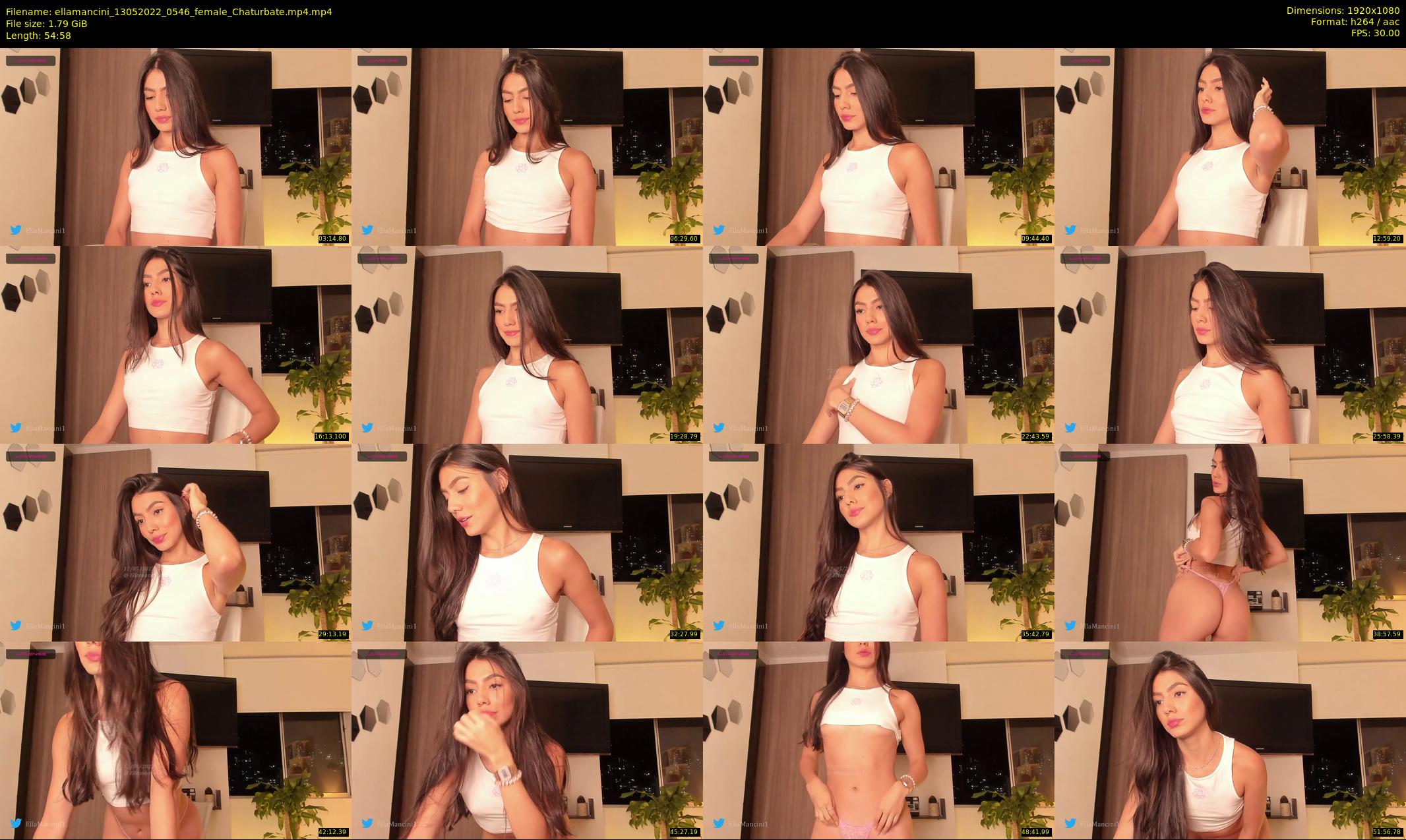 ellamancini — 55 minute Chaturbate female cam show recording, 1080p, May 13, 2022