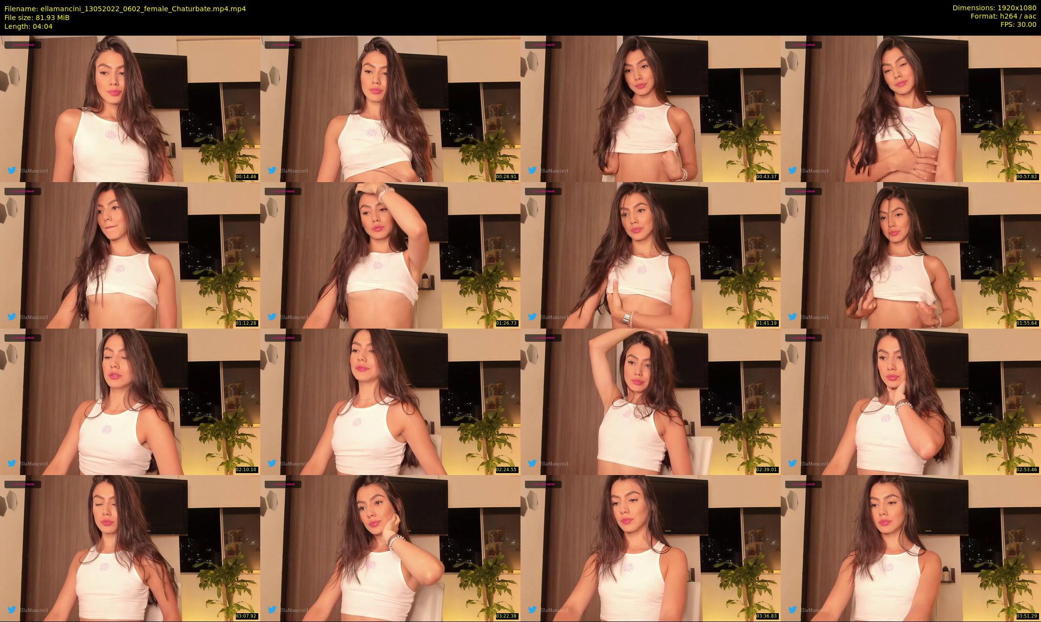 ellamancini — 5 minute Chaturbate female cam show recording, 1080p, May 13, 2022