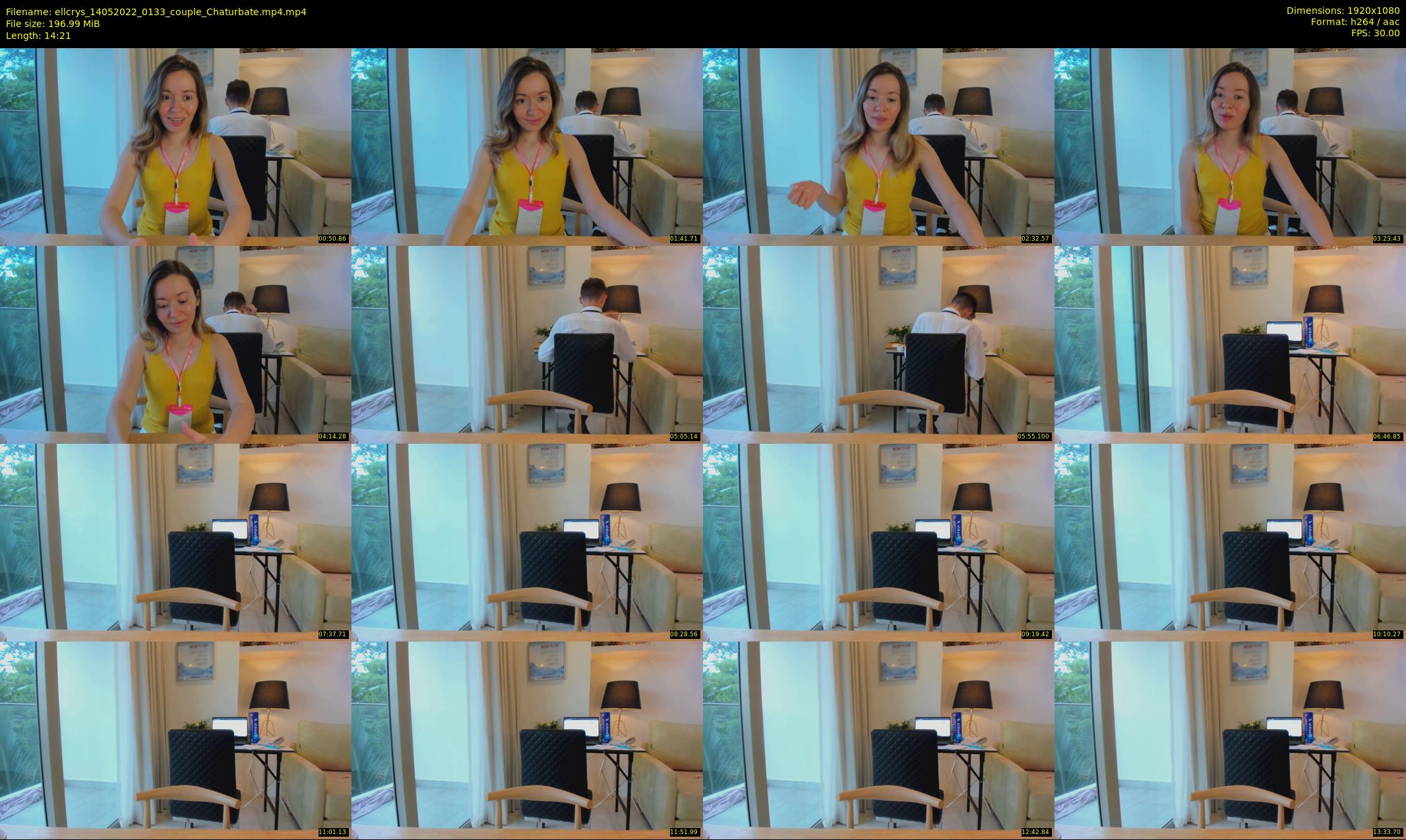 ellcrys — 15 minute Chaturbate couple cam show recording, 1080p, May 14, 2022