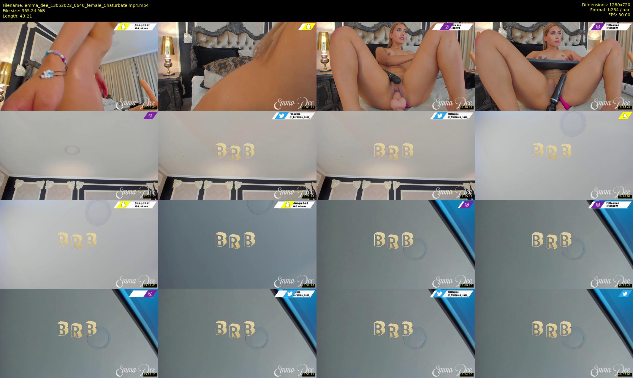 emma_dee — 44 minute Chaturbate female cam show recording, 720p, May 13, 2022