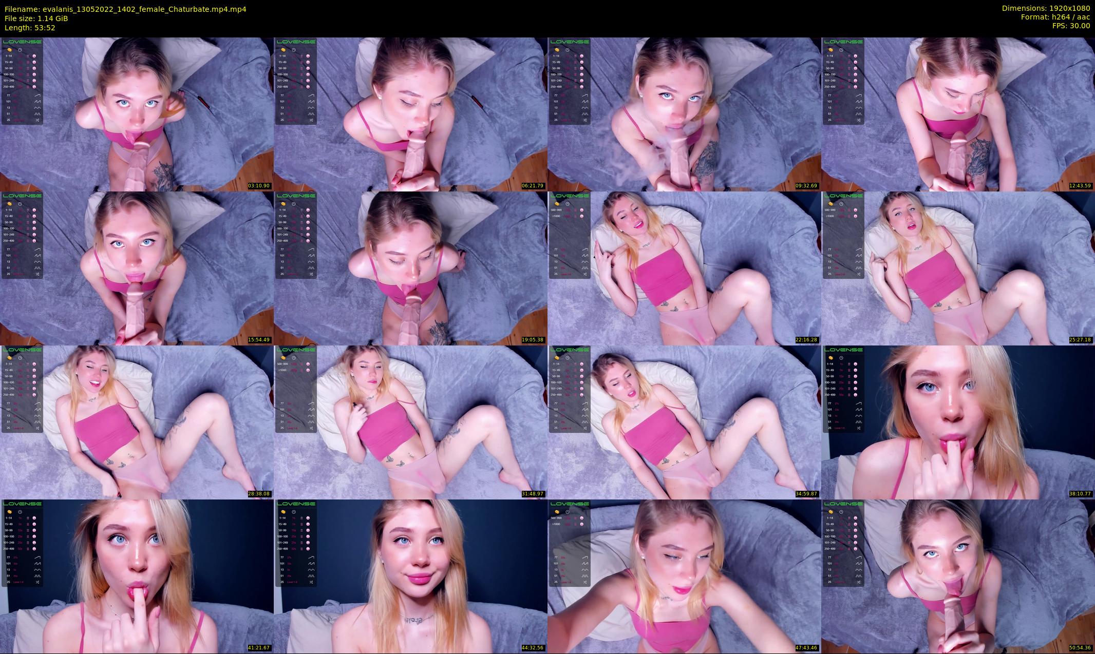 evalanis — 54 minute Chaturbate couple cam show recording, 1080p, May 13, 2022
