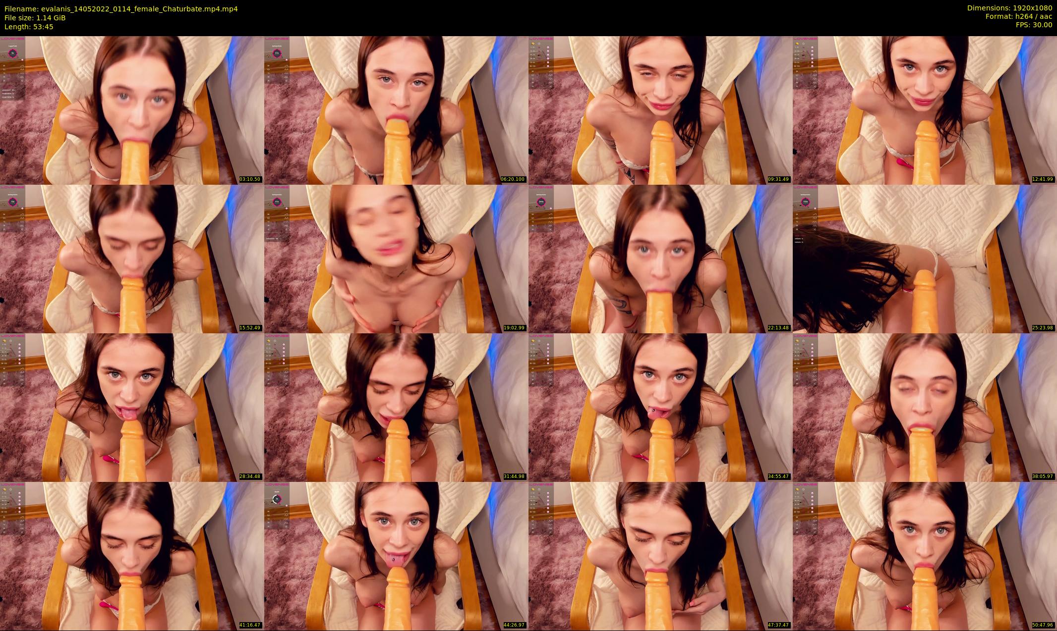 evalanis — 54 minute Chaturbate couple cam show recording, 1080p, May 14, 2022