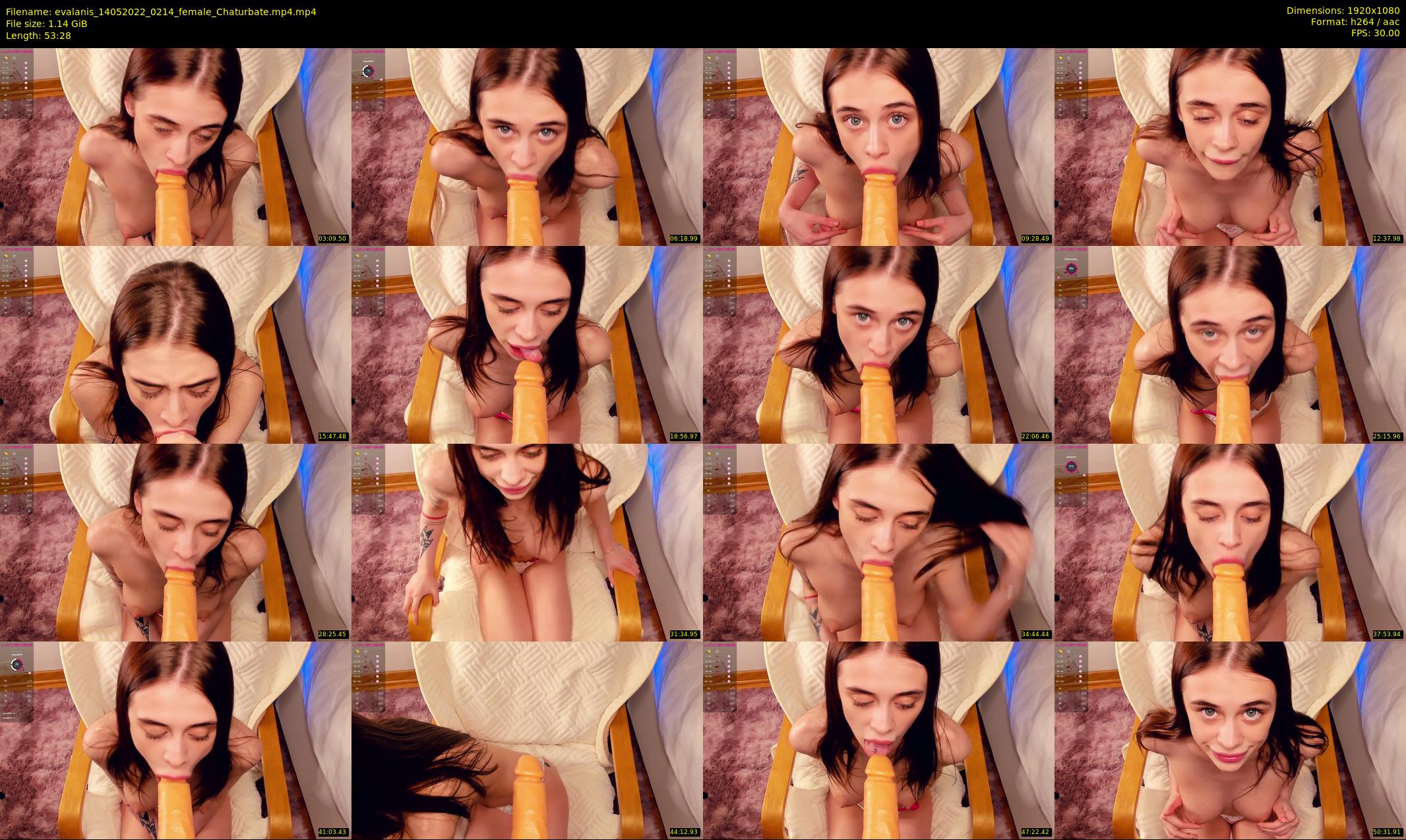 evalanis — 54 minute Chaturbate couple cam show recording, 1080p, May 14, 2022