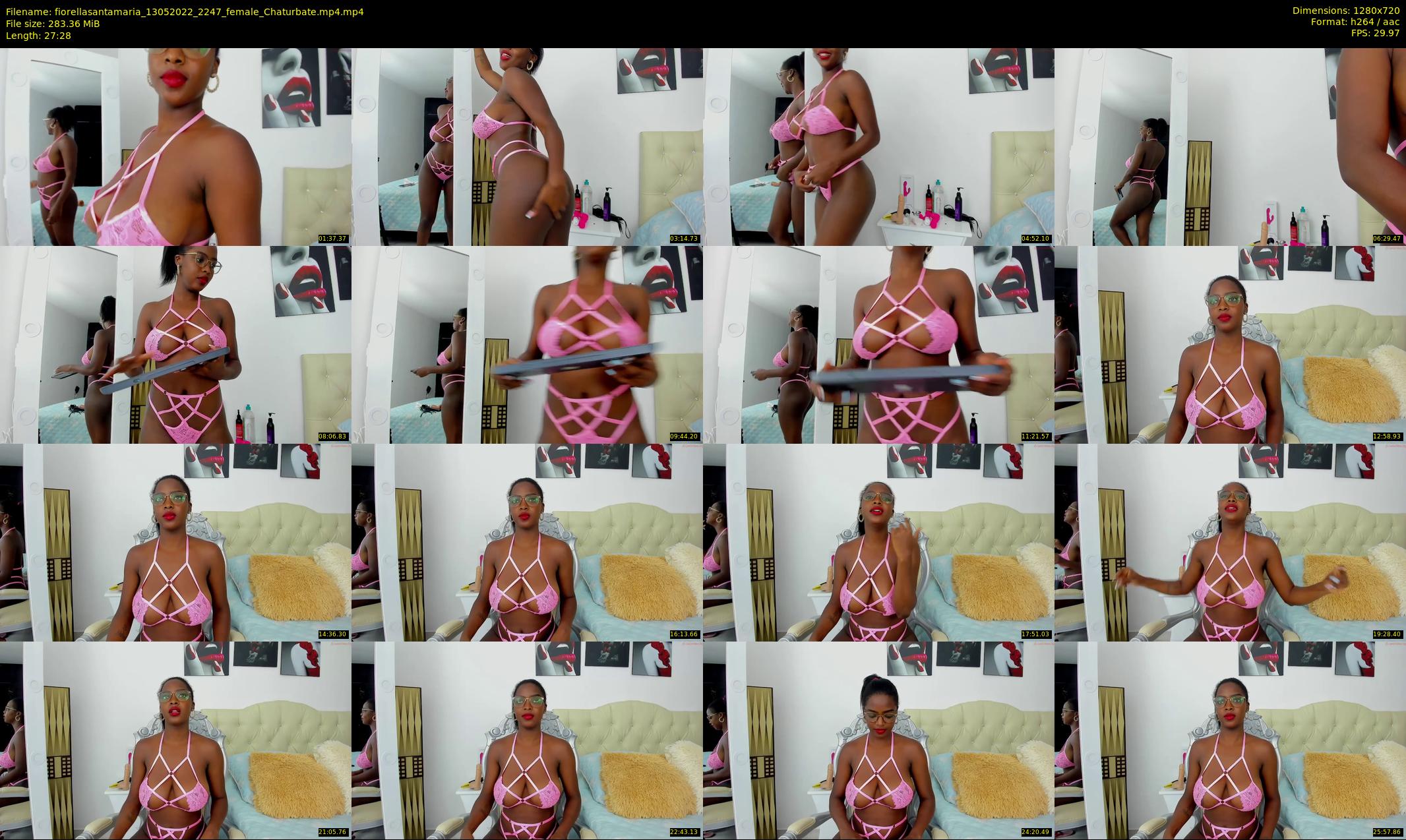 fiorellasantamaria — 28 minute Chaturbate female cam show recording, 720p, May 13, 2022