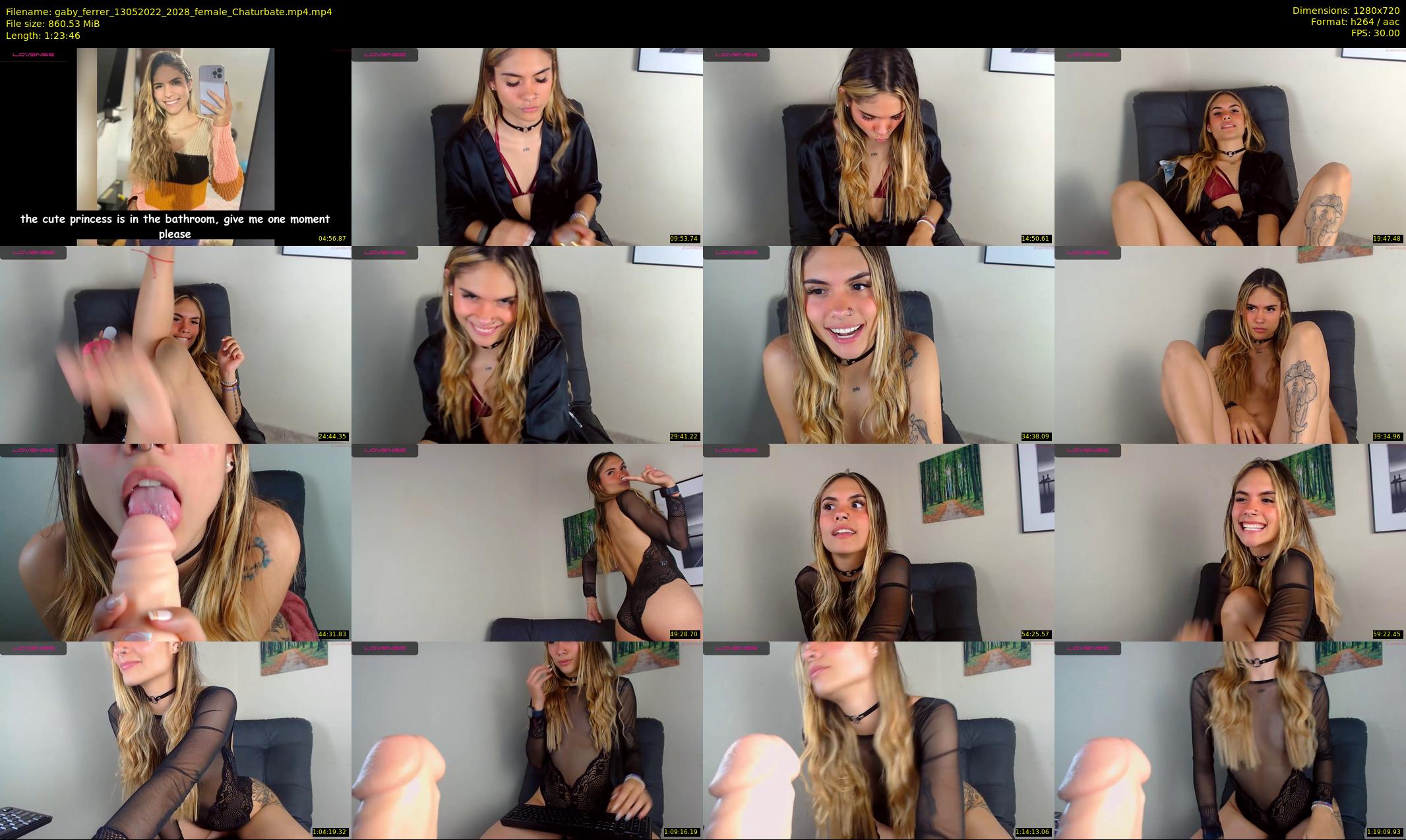 gaby_ferrer — 84 minute Chaturbate female cam show recording, 720p, May 13, 2022