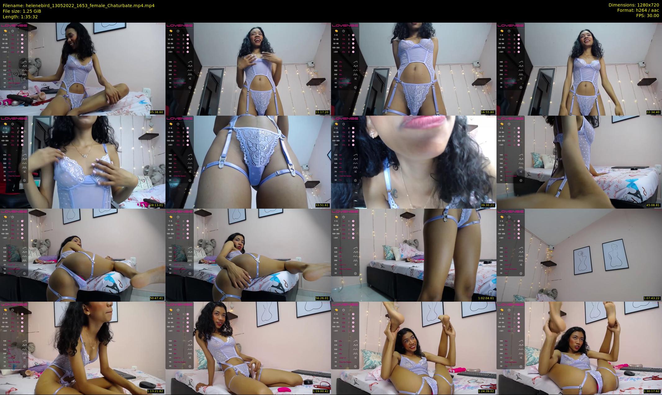 helenebird — 96 minute Chaturbate female cam show recording, 720p, May 13, 2022