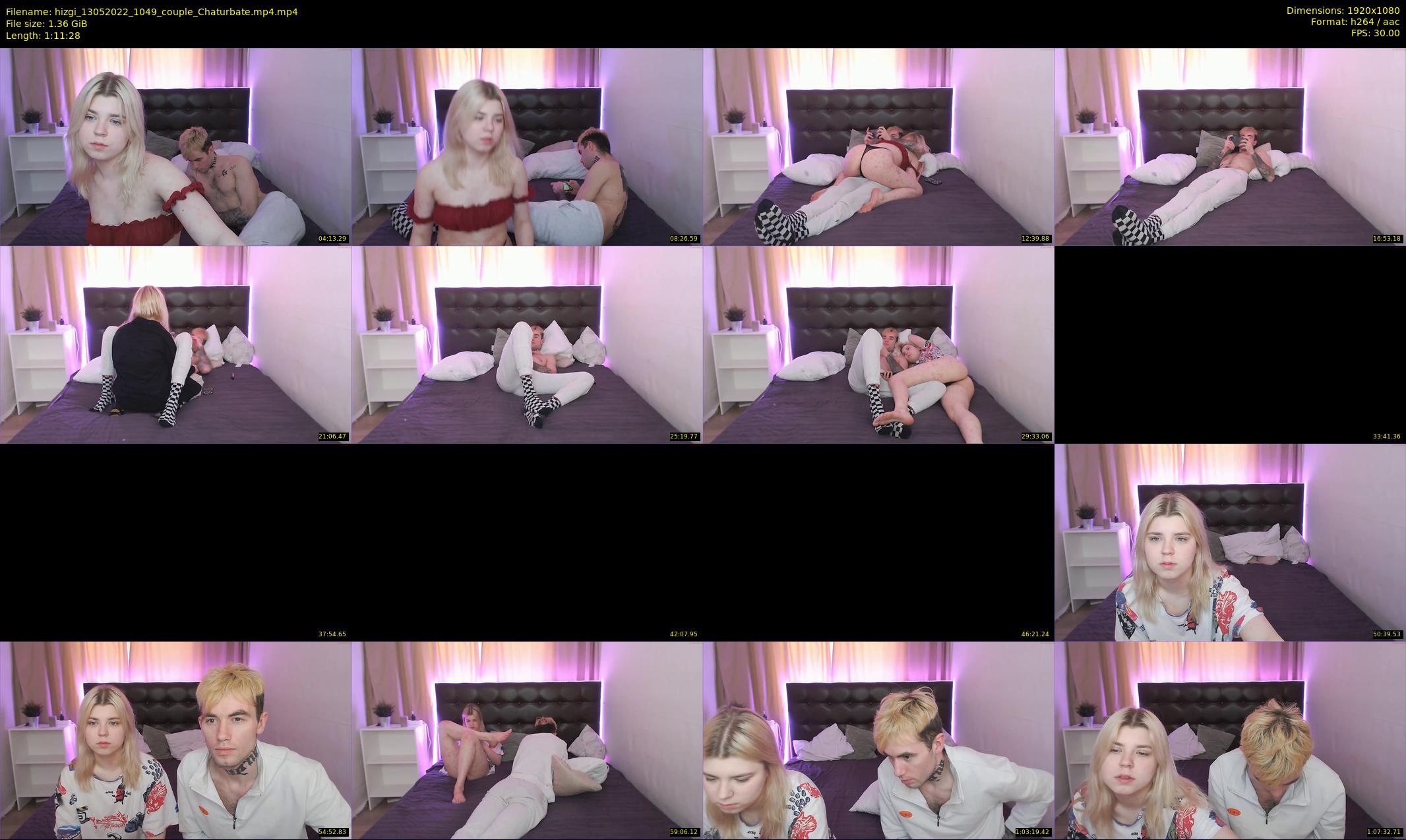 hizgi — 72 minute Chaturbate couple cam show recording, 1080p, May 13, 2022