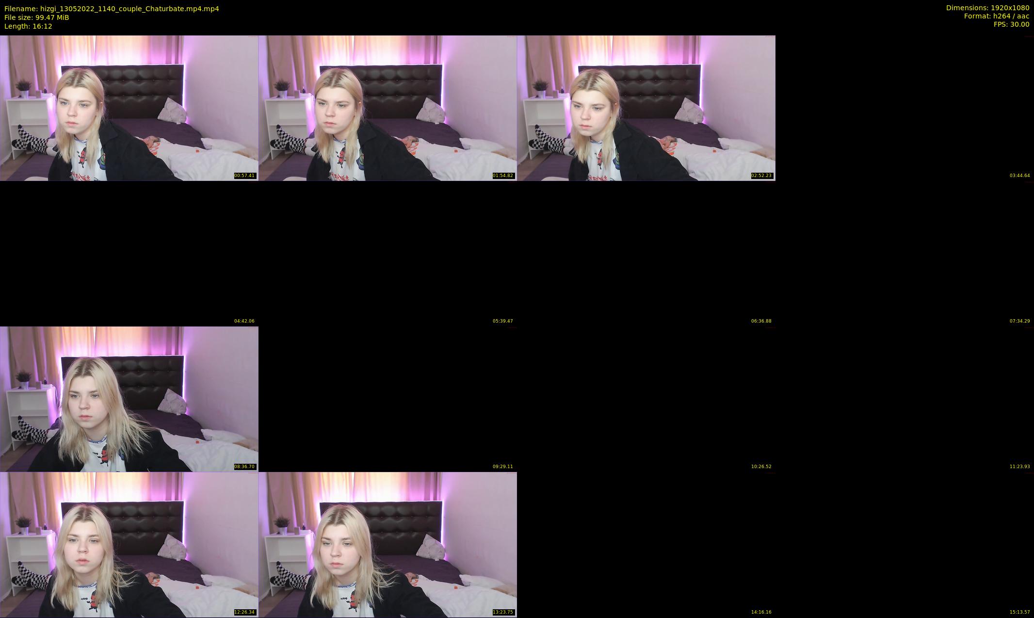 hizgi — 17 minute Chaturbate couple cam show recording, 1080p, May 13, 2022