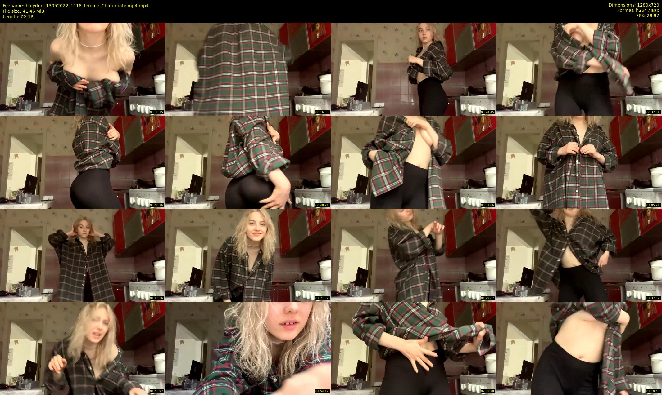 holydori — 3 minute Chaturbate female cam show recording, 720p, May 13, 2022