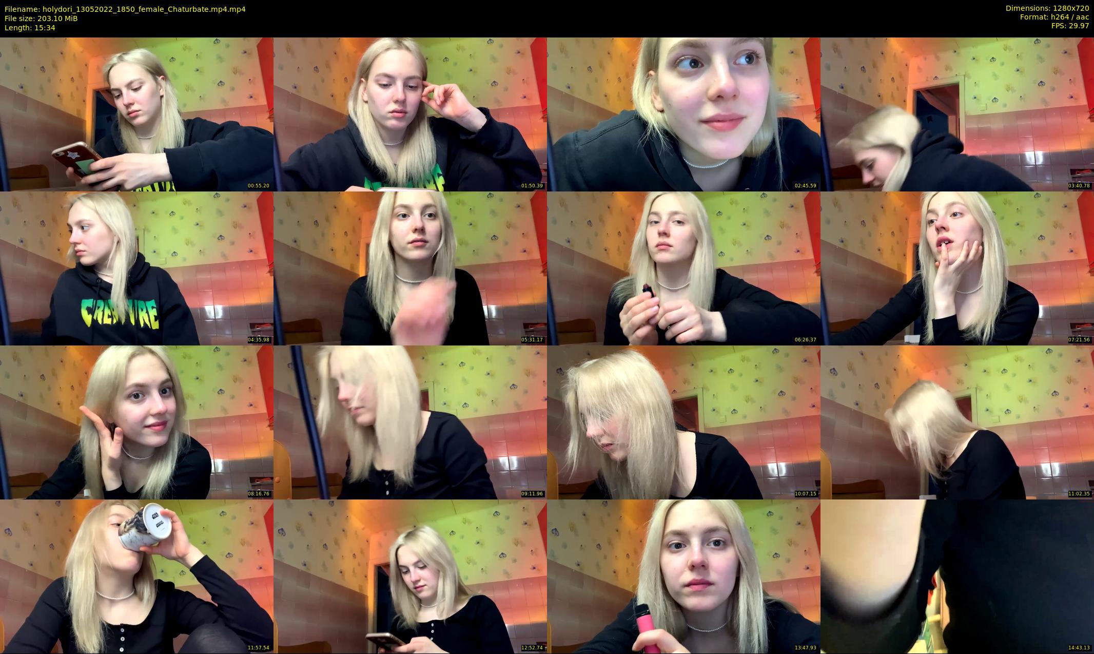 holydori — 16 minute Chaturbate female cam show recording, 720p, May 13, 2022
