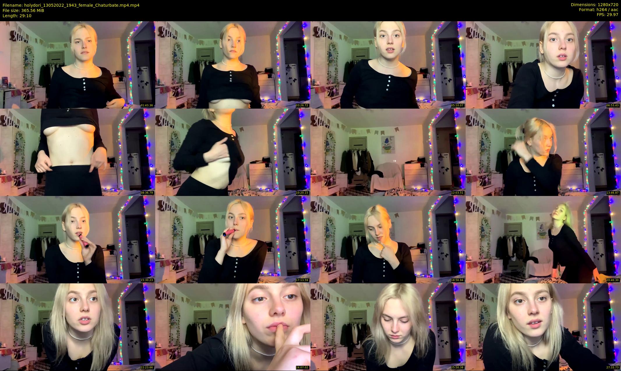 holydori — 30 minute Chaturbate female cam show recording, 720p, May 13, 2022