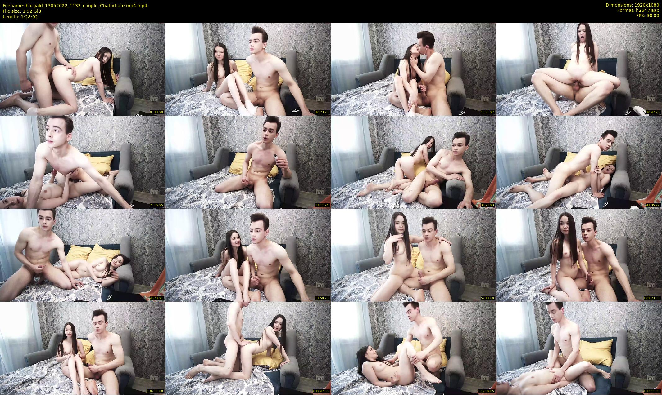 horgald — 89 minute Chaturbate couple cam show recording, 1080p, May 13, 2022