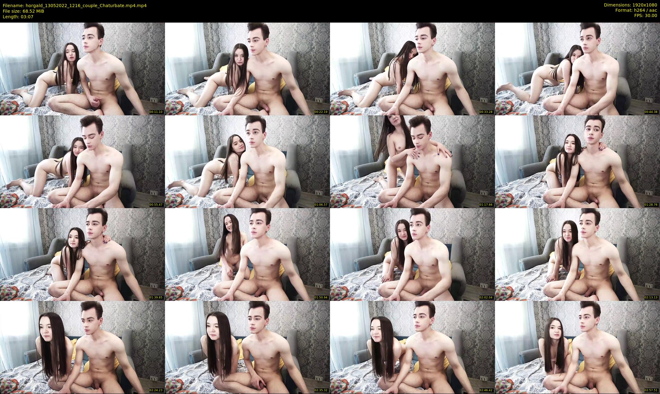 horgald — 4 minute Chaturbate couple cam show recording, 1080p, May 13, 2022