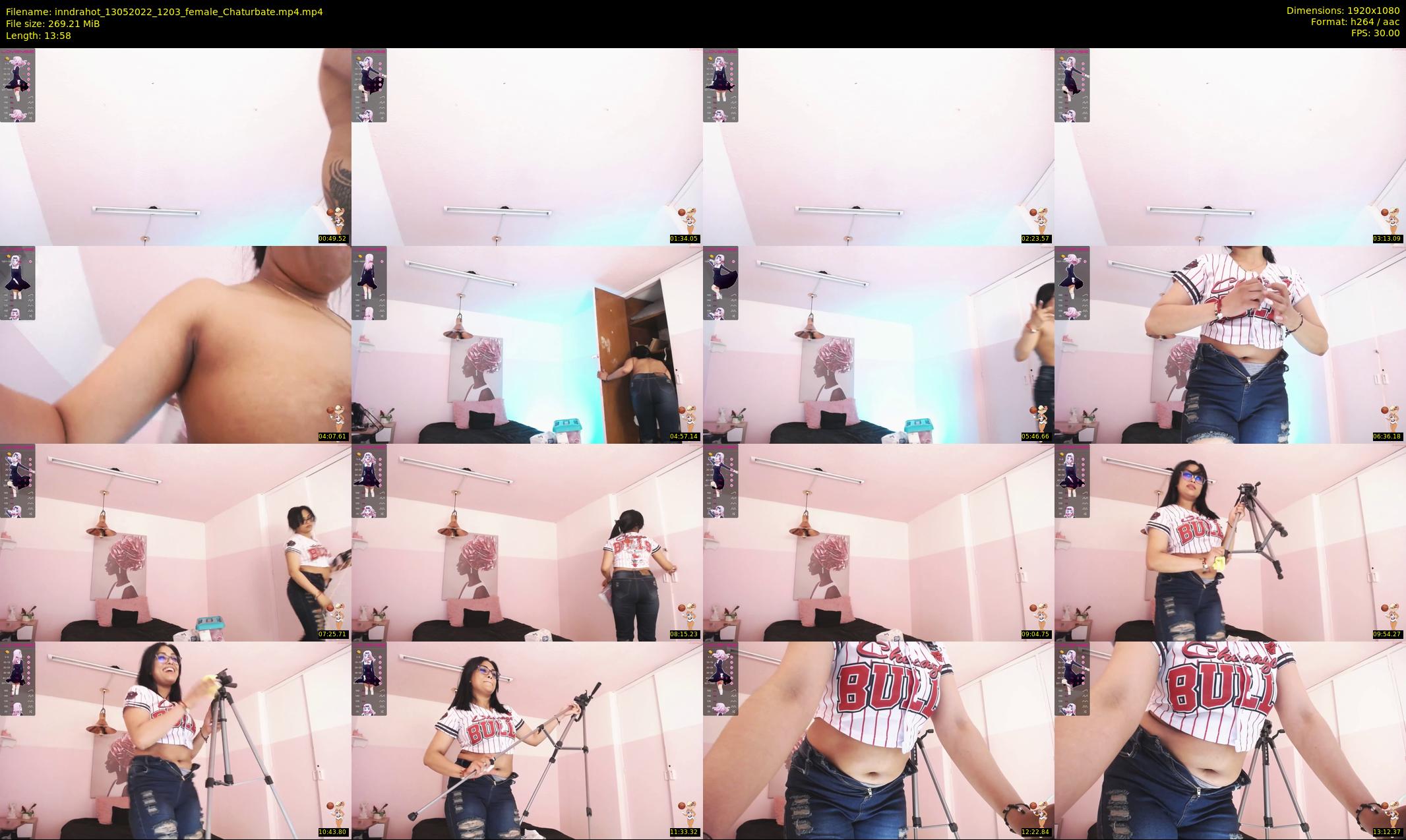 inndrahot — 14 minute Chaturbate female cam show recording, 1080p, May 13, 2022