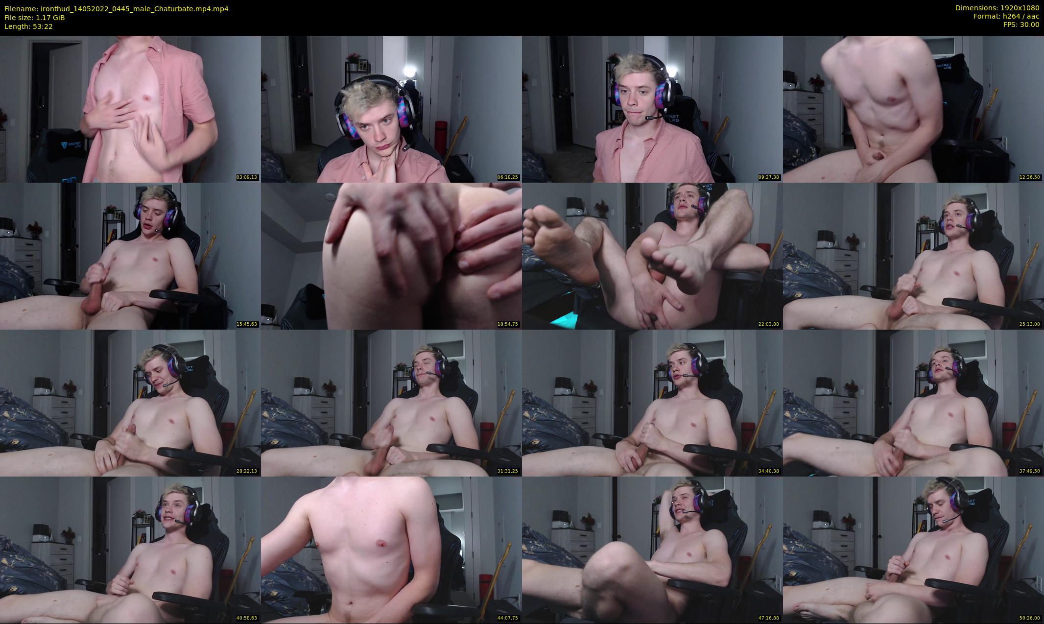ironthud — 54 minute Chaturbate male cam show recording, 1080p, May 14, 2022