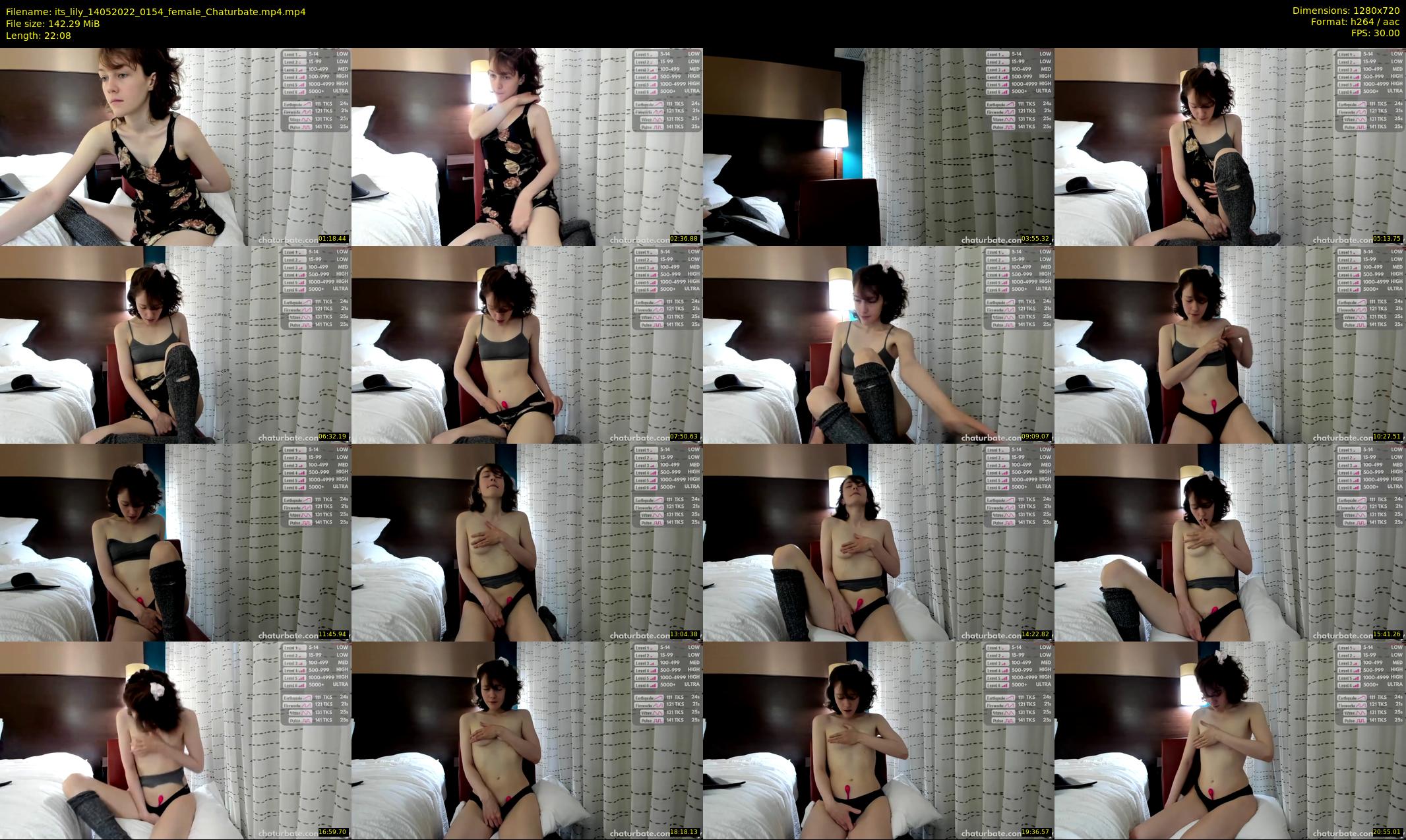 its_lily — 23 minute Chaturbate female cam show recording, 720p, May 14, 2022