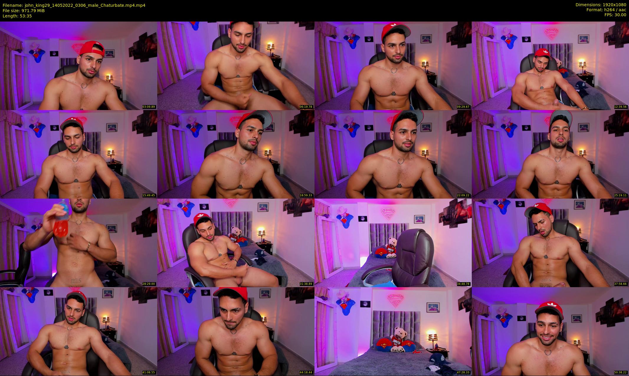 john_king29 — 54 minute Chaturbate male cam show recording, 1080p, May 14, 2022