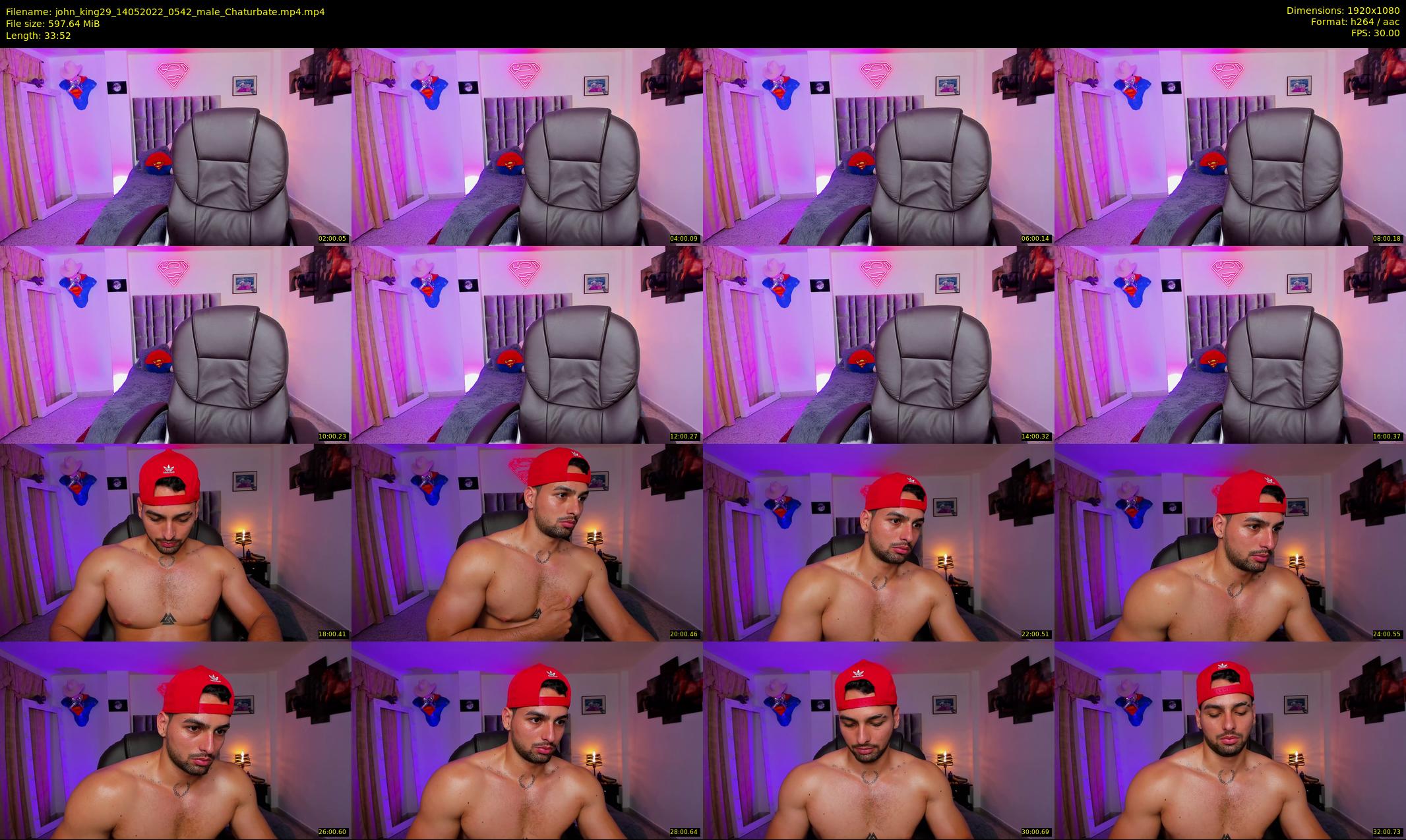 john_king29 — 34 minute Chaturbate male cam show recording, 1080p, May 14, 2022