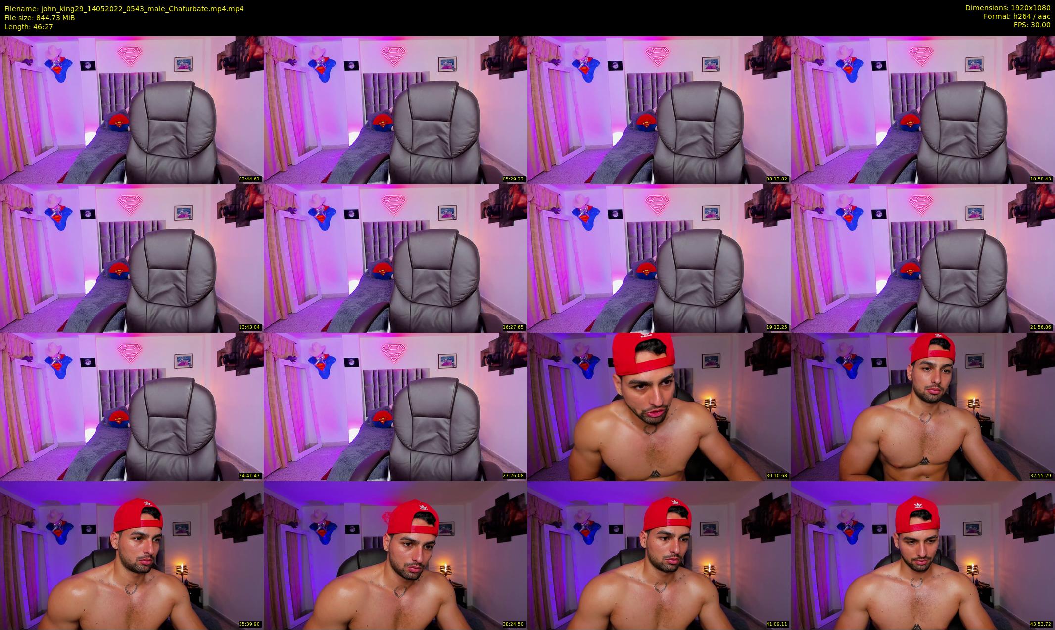 john_king29 — 47 minute Chaturbate male cam show recording, 1080p, May 14, 2022