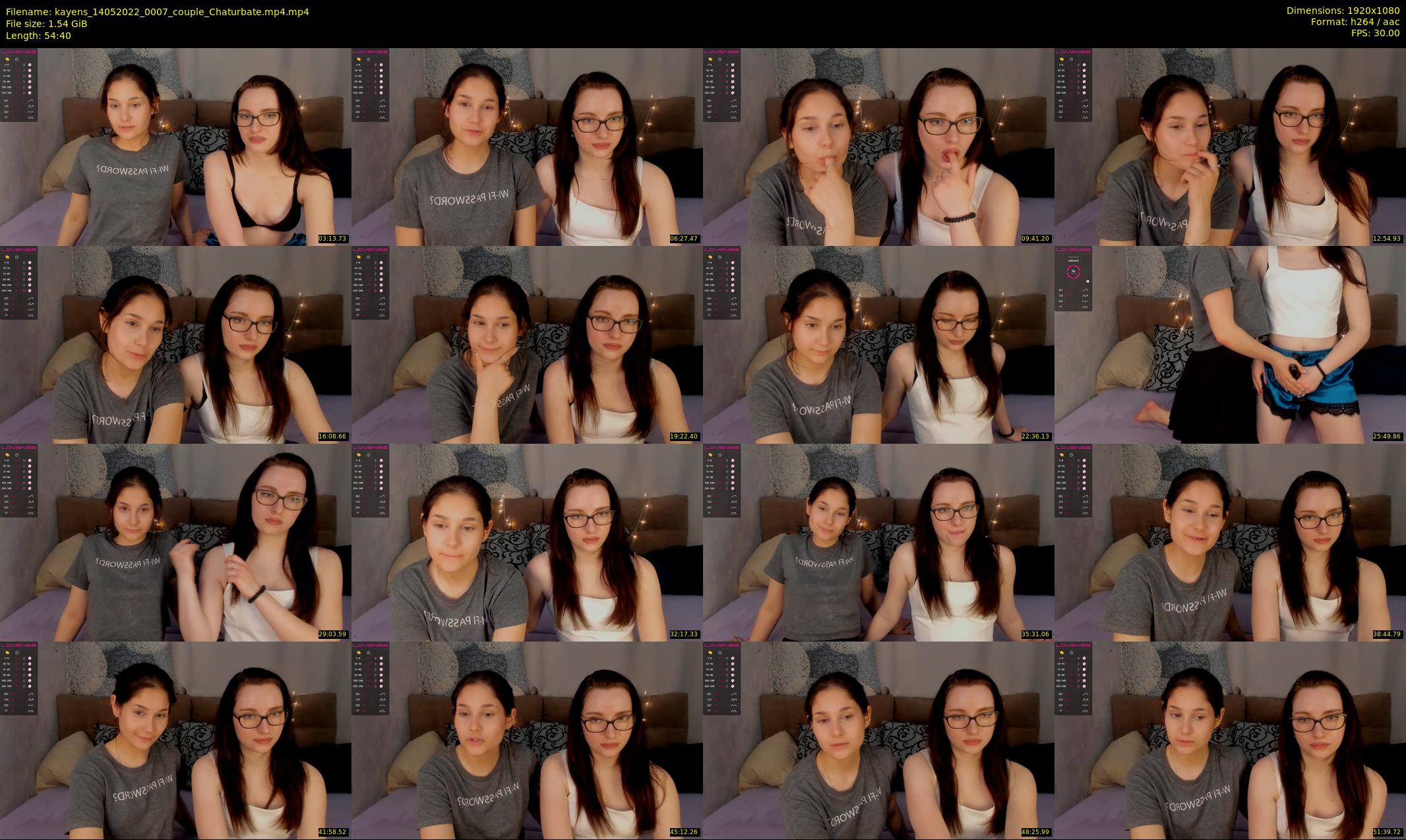 kayens — 55 minute Chaturbate couple cam show recording, 1080p, May 14, 2022