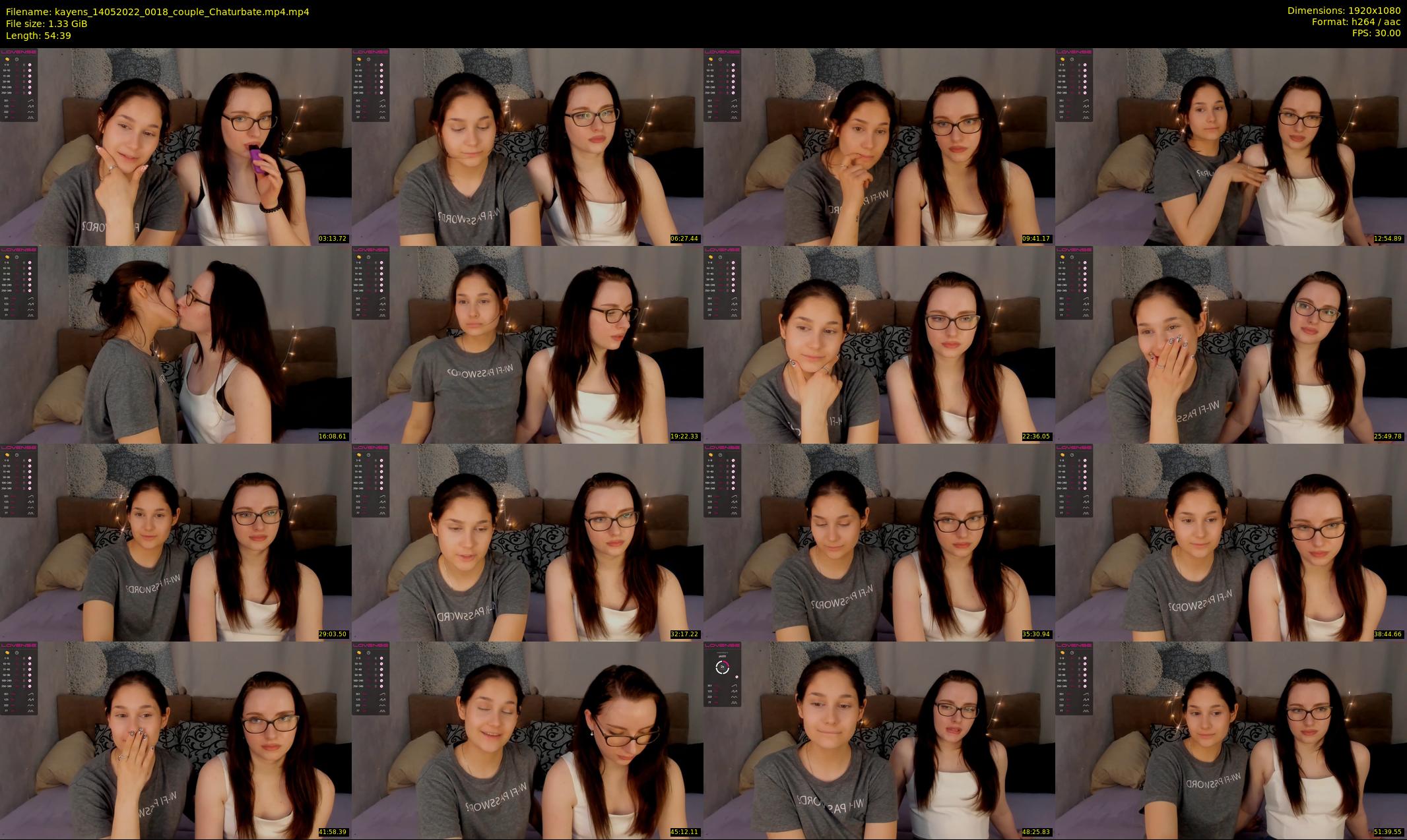 kayens — 55 minute Chaturbate couple cam show recording, 1080p, May 14, 2022