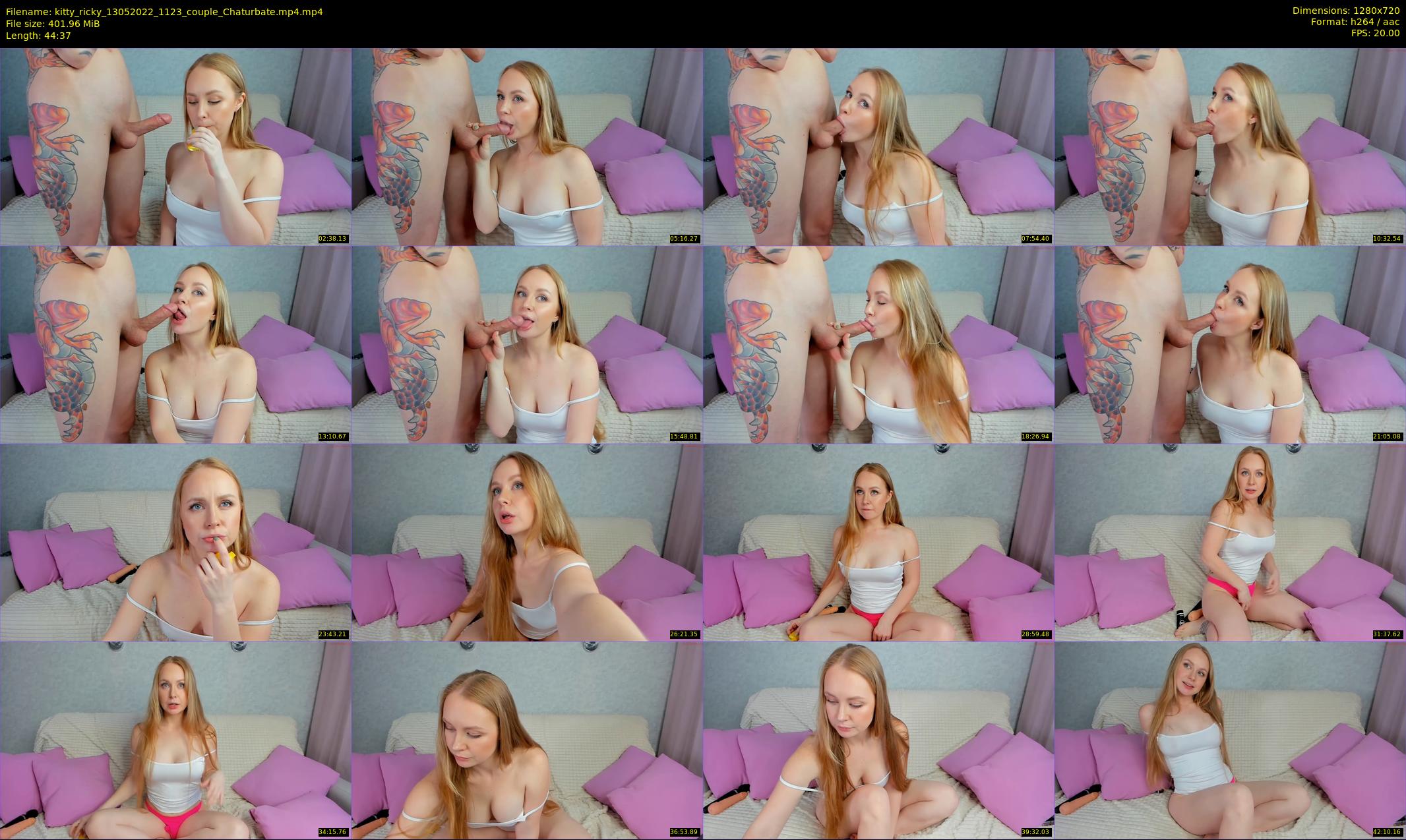 kitty_ricky — 45 minute Chaturbate couple cam show recording, 720p, May 13, 2022