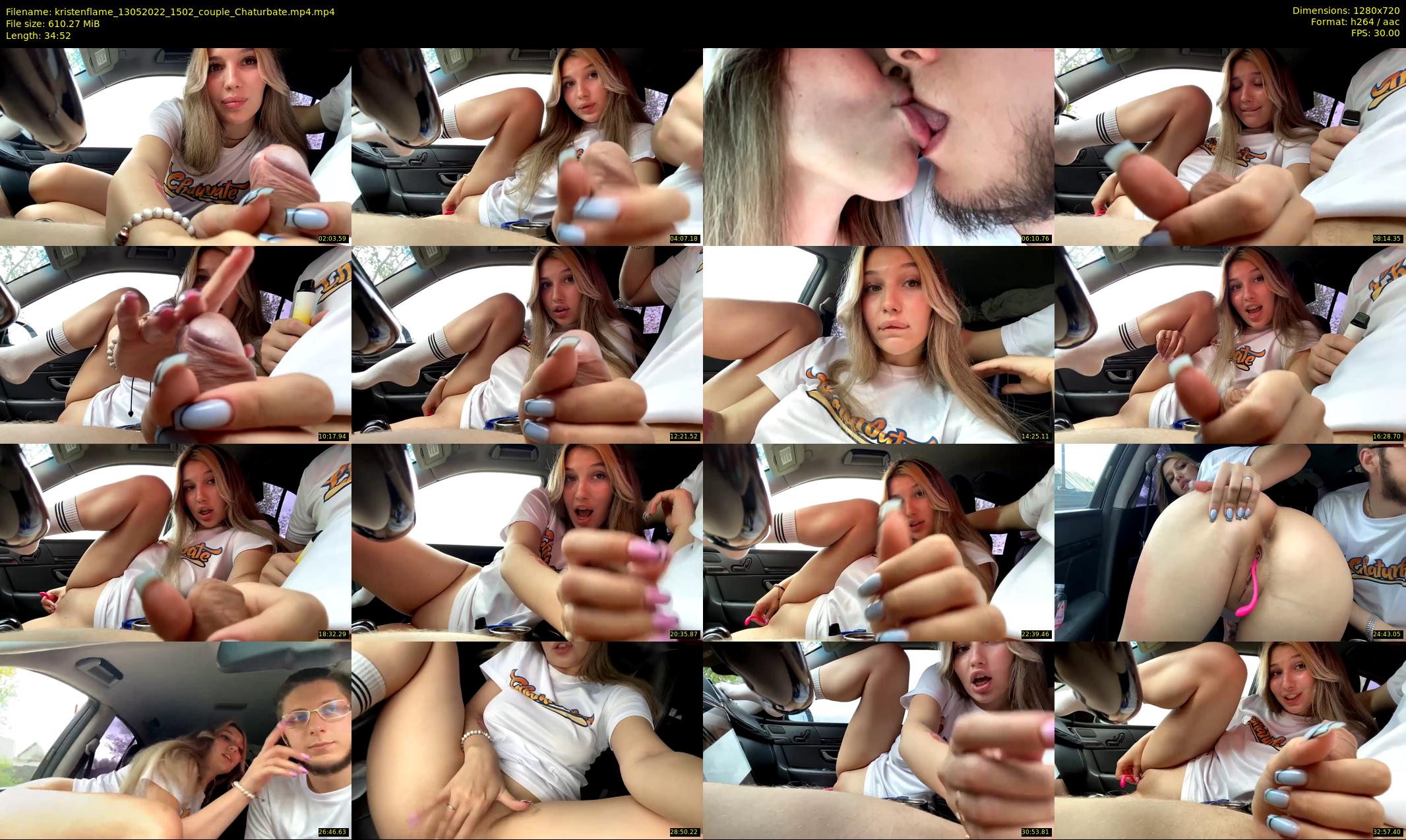 kristenflame — 35 minute Chaturbate couple cam show recording, 720p, May 13, 2022