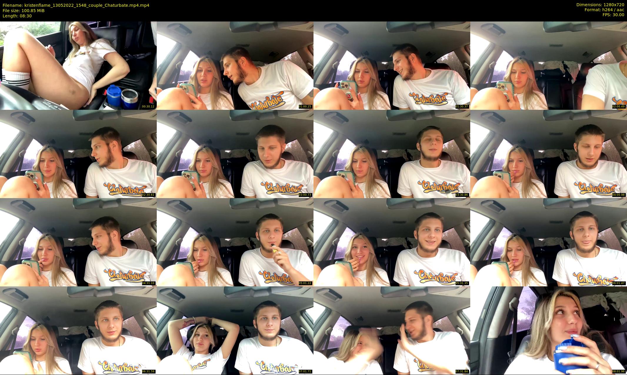 kristenflame — 9 minute Chaturbate couple cam show recording, 720p, May 13, 2022