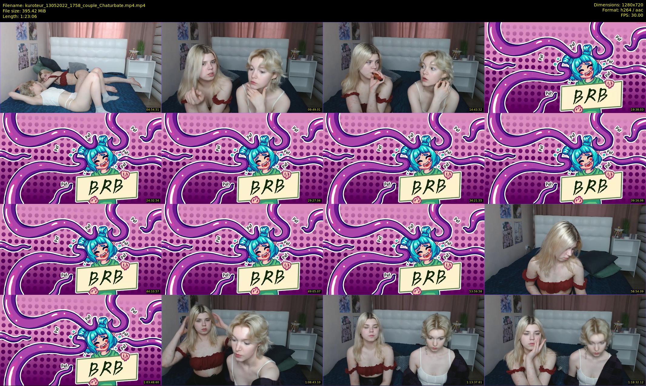kuroteur — 84 minute Chaturbate couple cam show recording, 720p, May 13, 2022