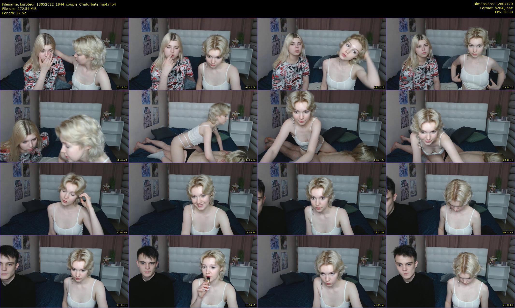kuroteur — 23 minute Chaturbate couple cam show recording, 720p, May 13, 2022