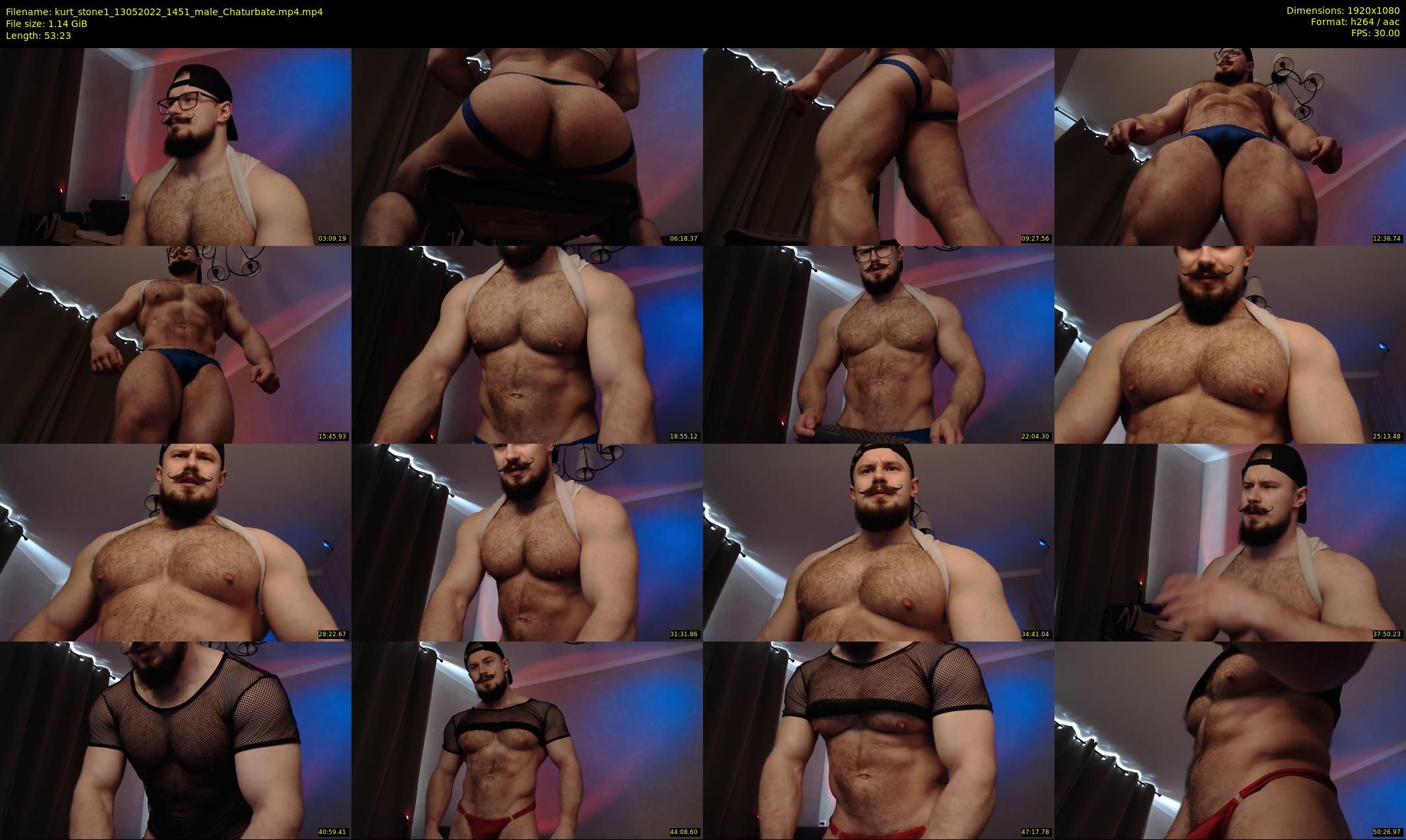 kurt_stone1 — 54 minute Chaturbate male cam show recording, 1080p, May 13, 2022