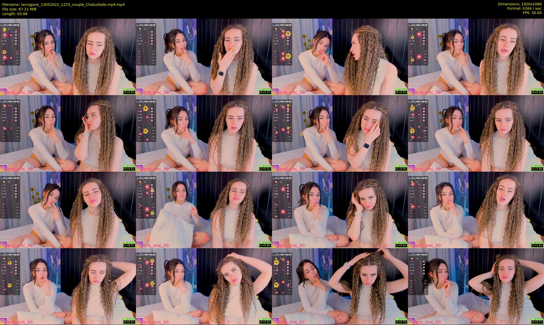 larragane — 4 minute Chaturbate couple cam show recording, 1080p, May 13, 2022