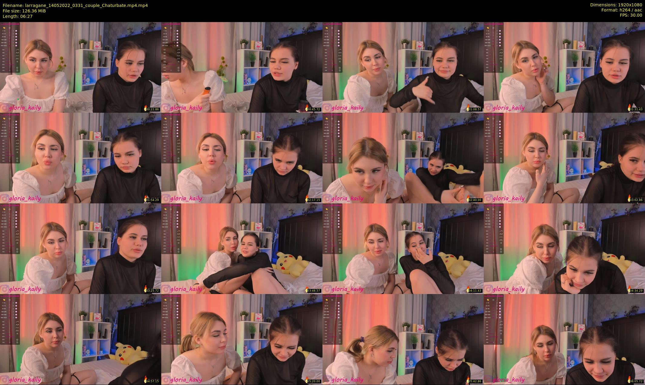 larragane — 7 minute Chaturbate couple cam show recording, 1080p, May 14, 2022