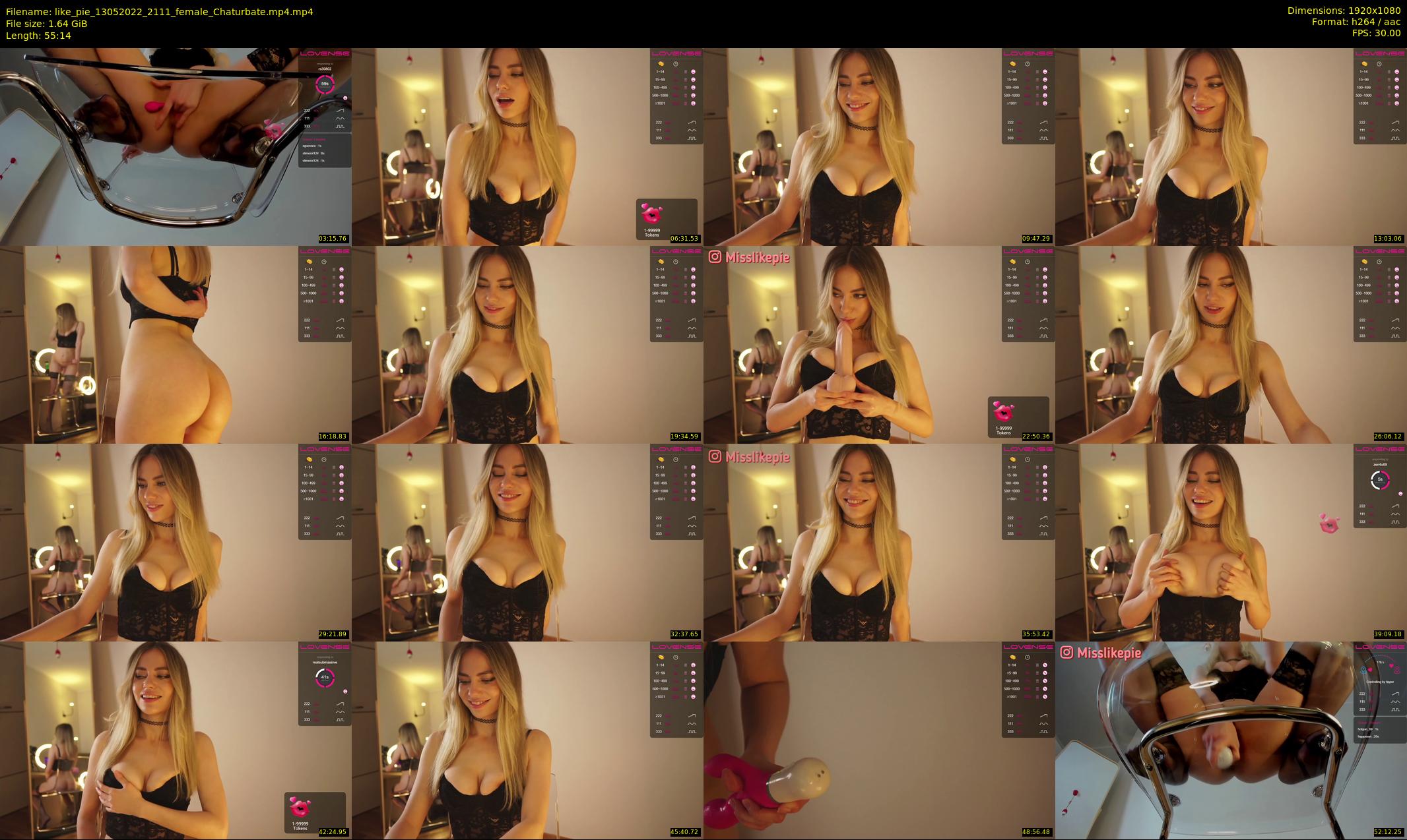 like_pie — 56 minute Chaturbate couple cam show recording, 1080p, May 13, 2022