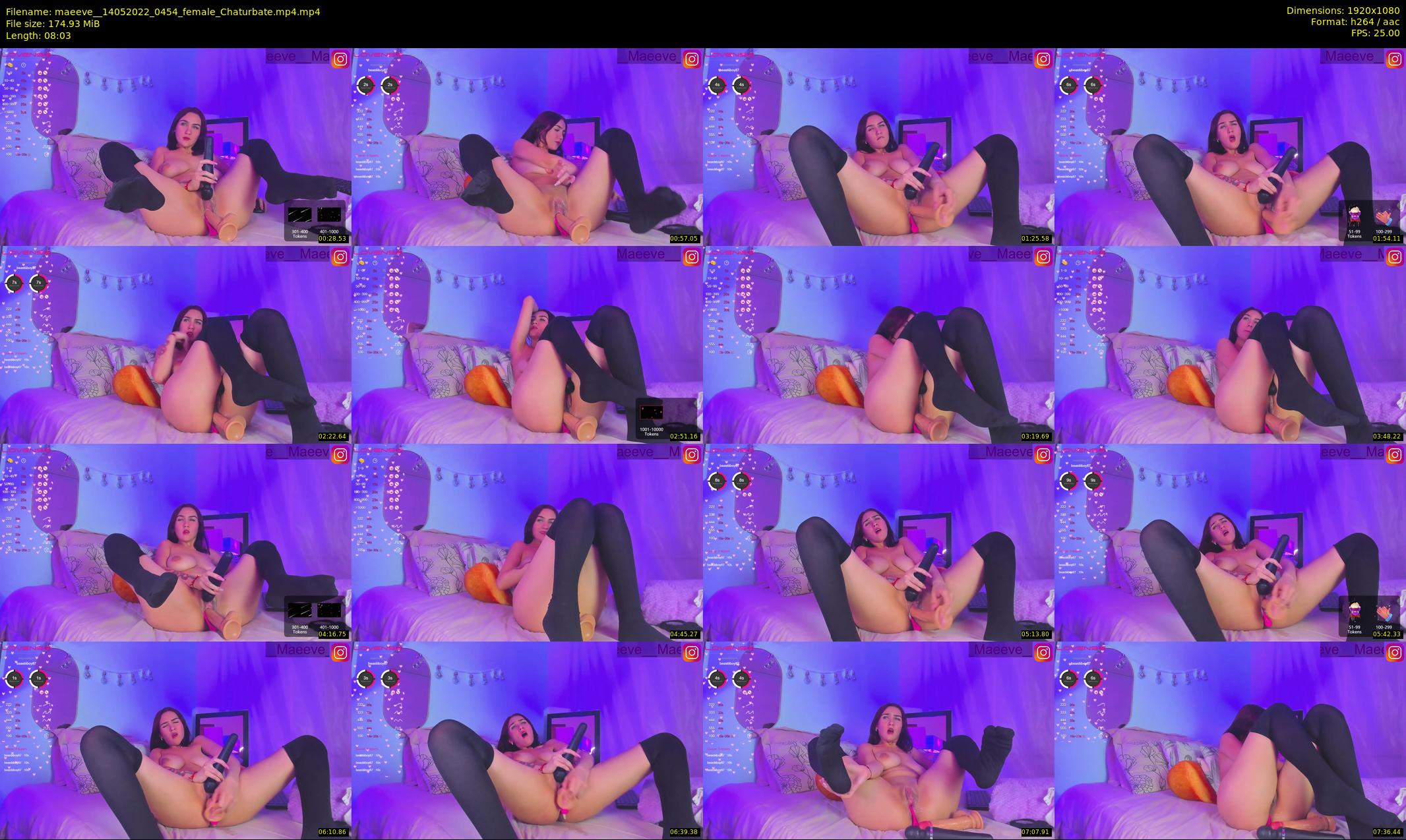 maeeve_ — 9 minute Chaturbate female cam show recording, 1080p, May 14, 2022