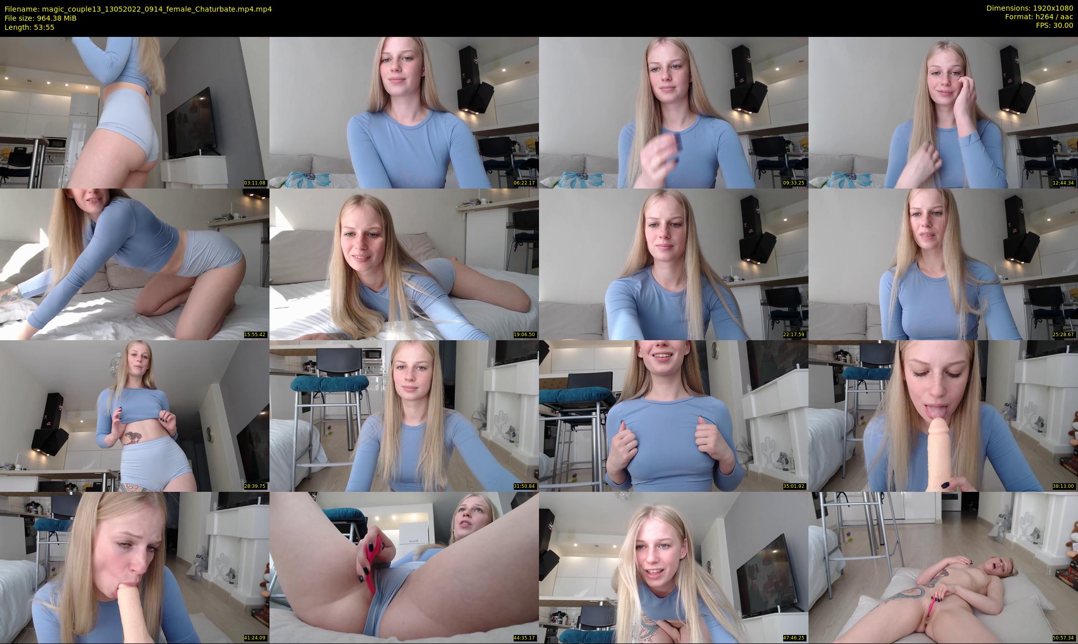 magic_couple13 — 54 minute Chaturbate couple cam show recording, 1080p, May 13, 2022