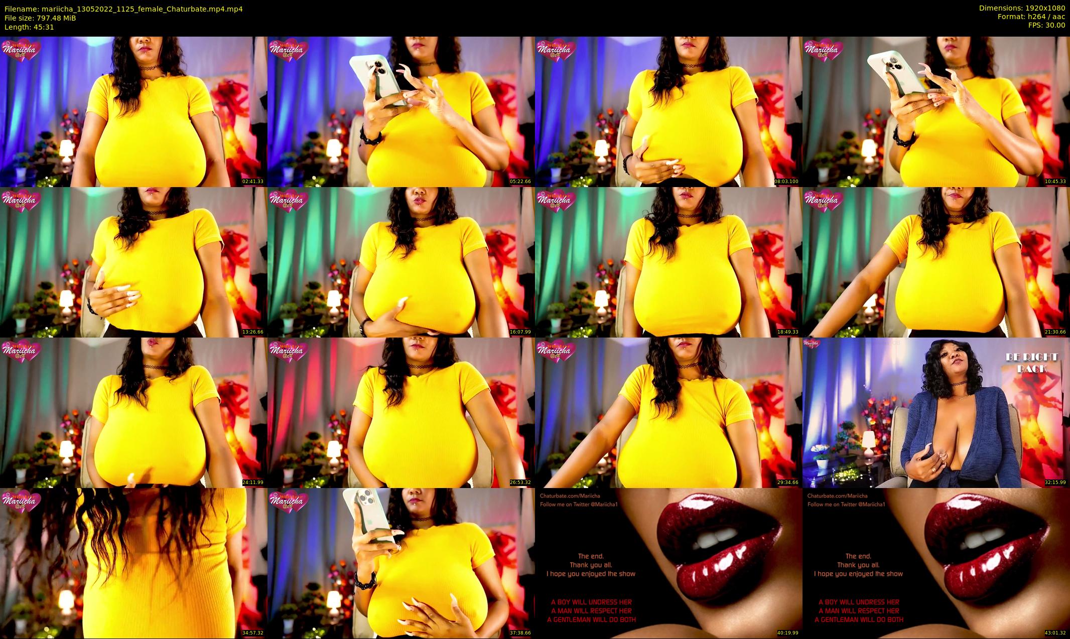 mariicha — 46 minute Chaturbate female cam show recording, 1080p, May 13, 2022