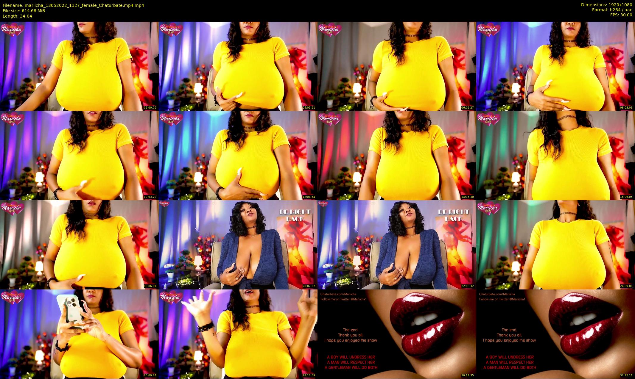 mariicha — 35 minute Chaturbate female cam show recording, 1080p, May 13, 2022