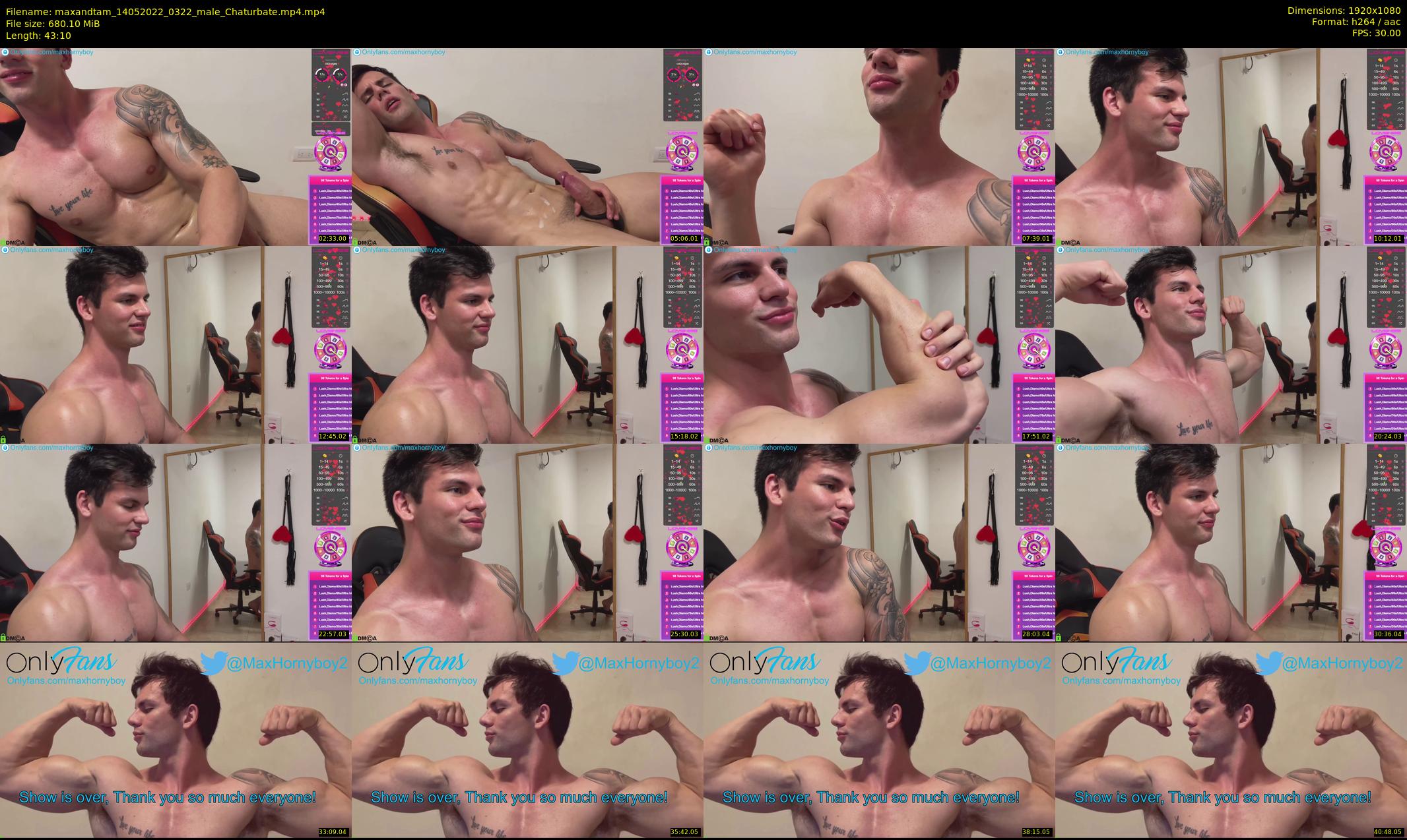 maxandtam — 44 minute Chaturbate couple cam show recording, 1080p, May 14, 2022