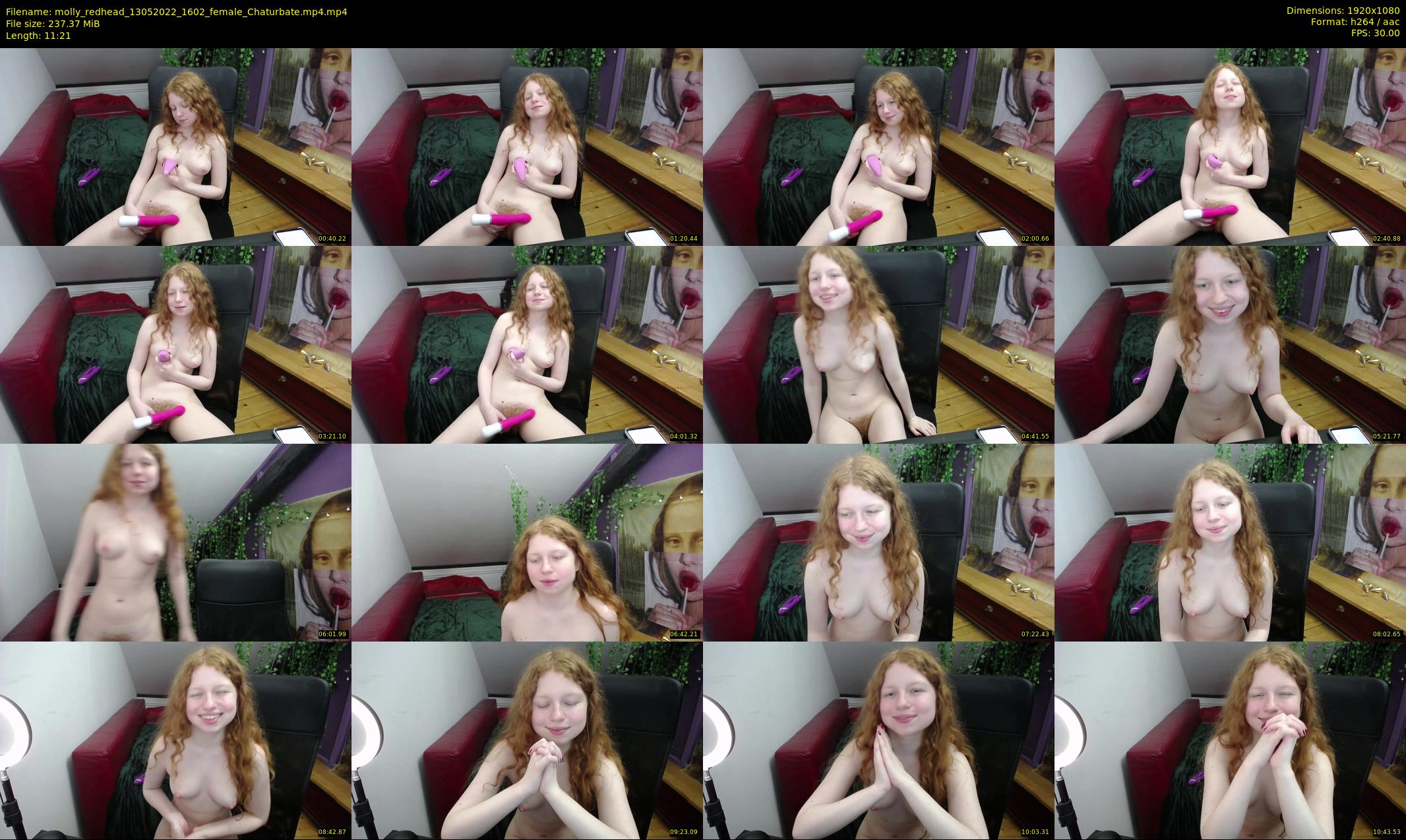 molly_redhead — 12 minute Chaturbate female cam show recording, 1080p, May 13, 2022