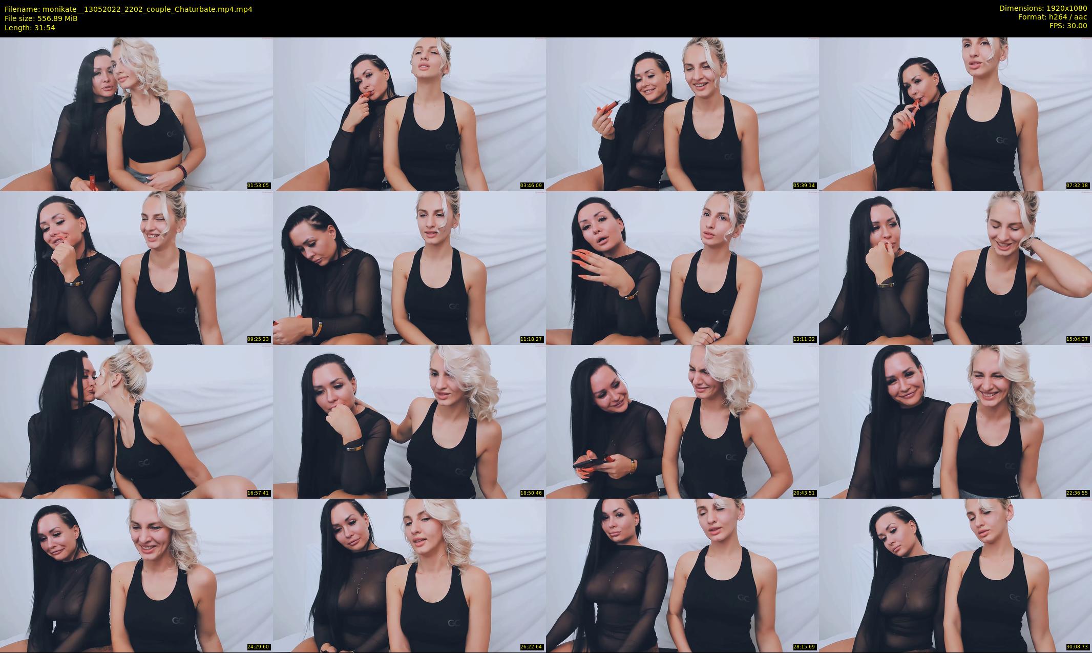 monikate_ — 32 minute Chaturbate couple cam show recording, 1080p, May 13, 2022