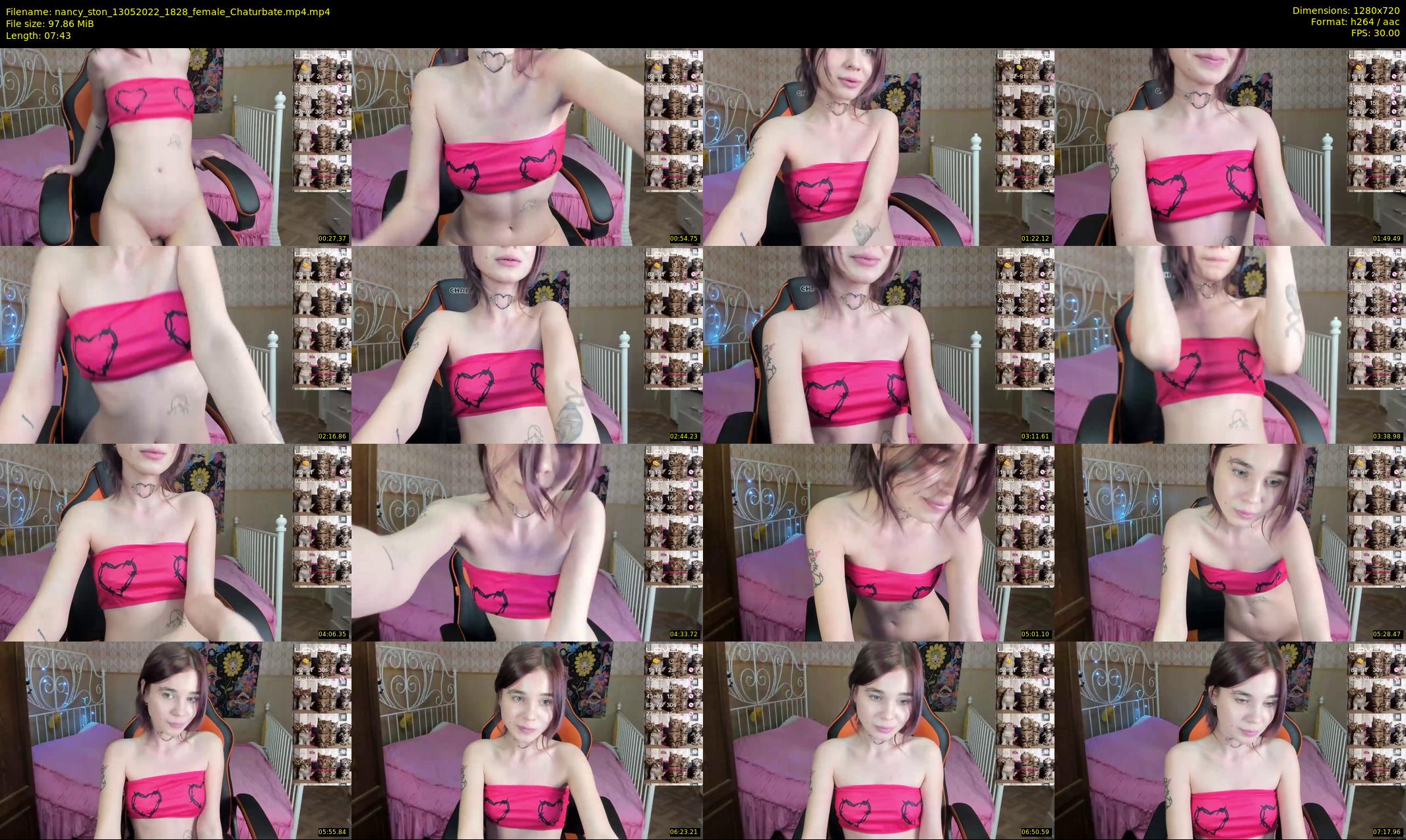 nancy_ston — 8 minute Chaturbate female cam show recording, 720p, May 13, 2022