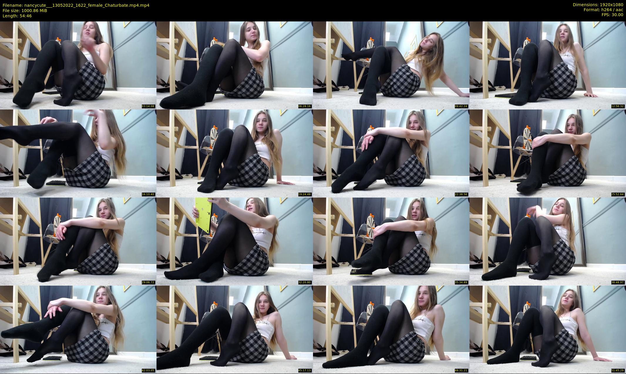 nancycute__ — 55 minute Chaturbate female cam show recording, 1080p, May 13, 2022