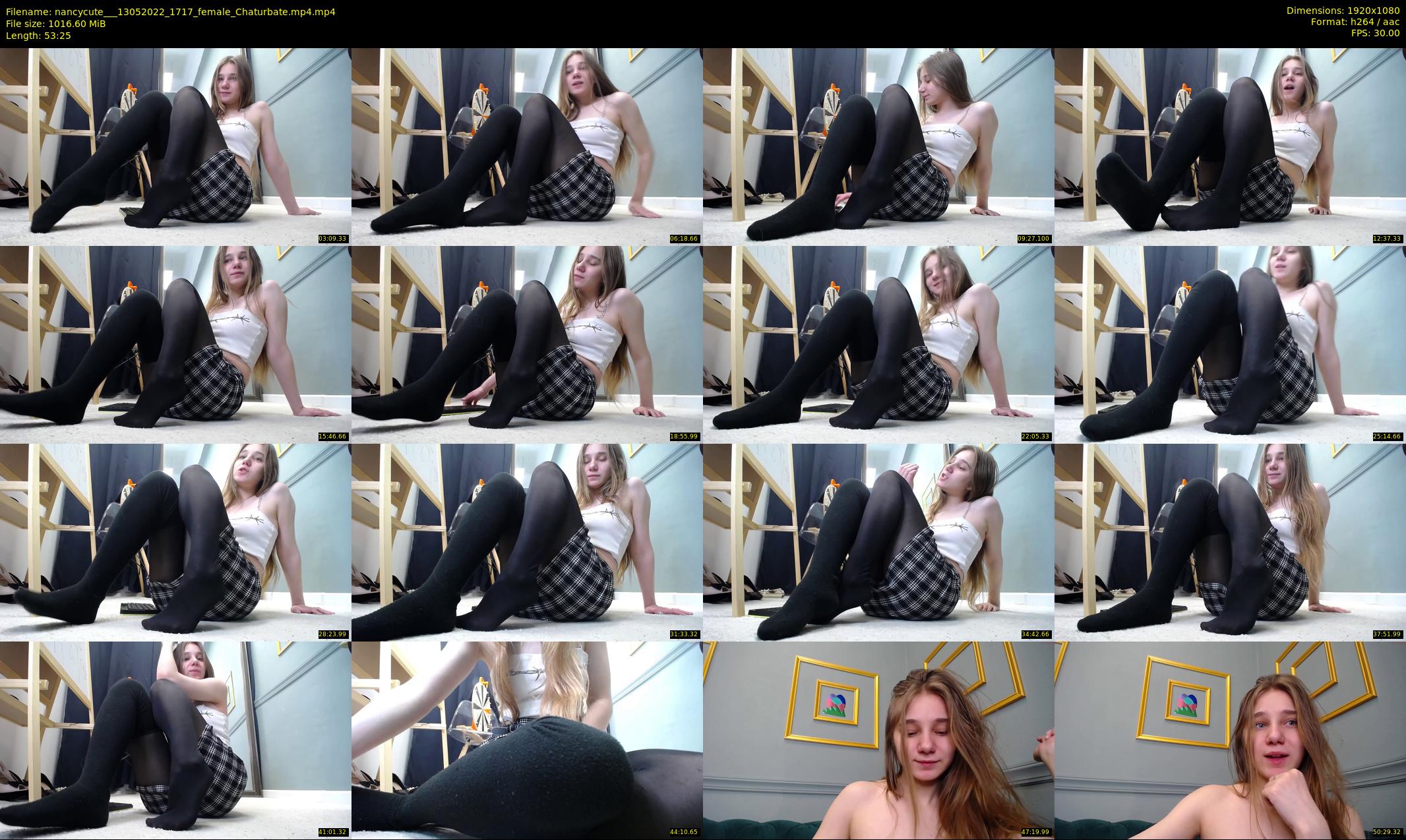 nancycute__ — 54 minute Chaturbate female cam show recording, 1080p, May 13, 2022