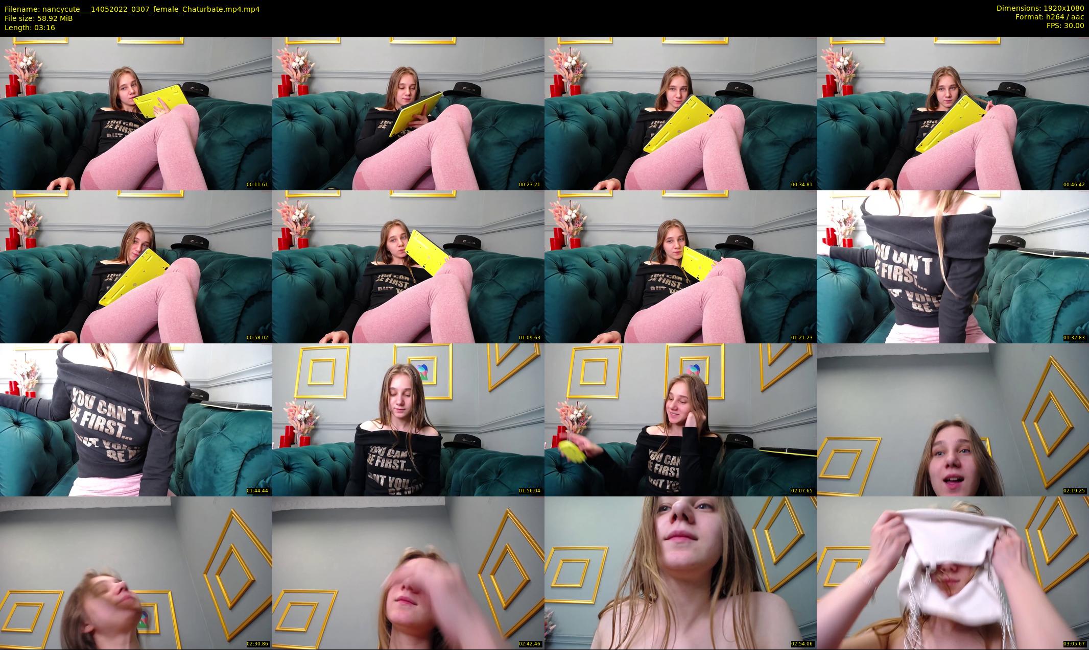 nancycute__ — 4 minute Chaturbate female cam show recording, 1080p, May 14, 2022