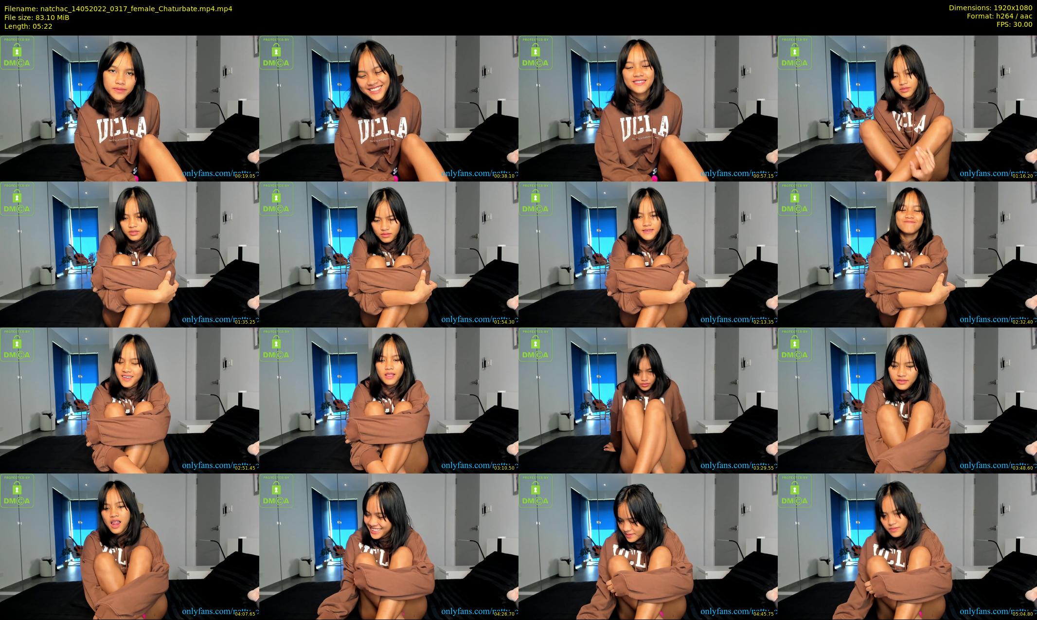 natchac — 6 minute Chaturbate female cam show recording, 1080p, May 14, 2022